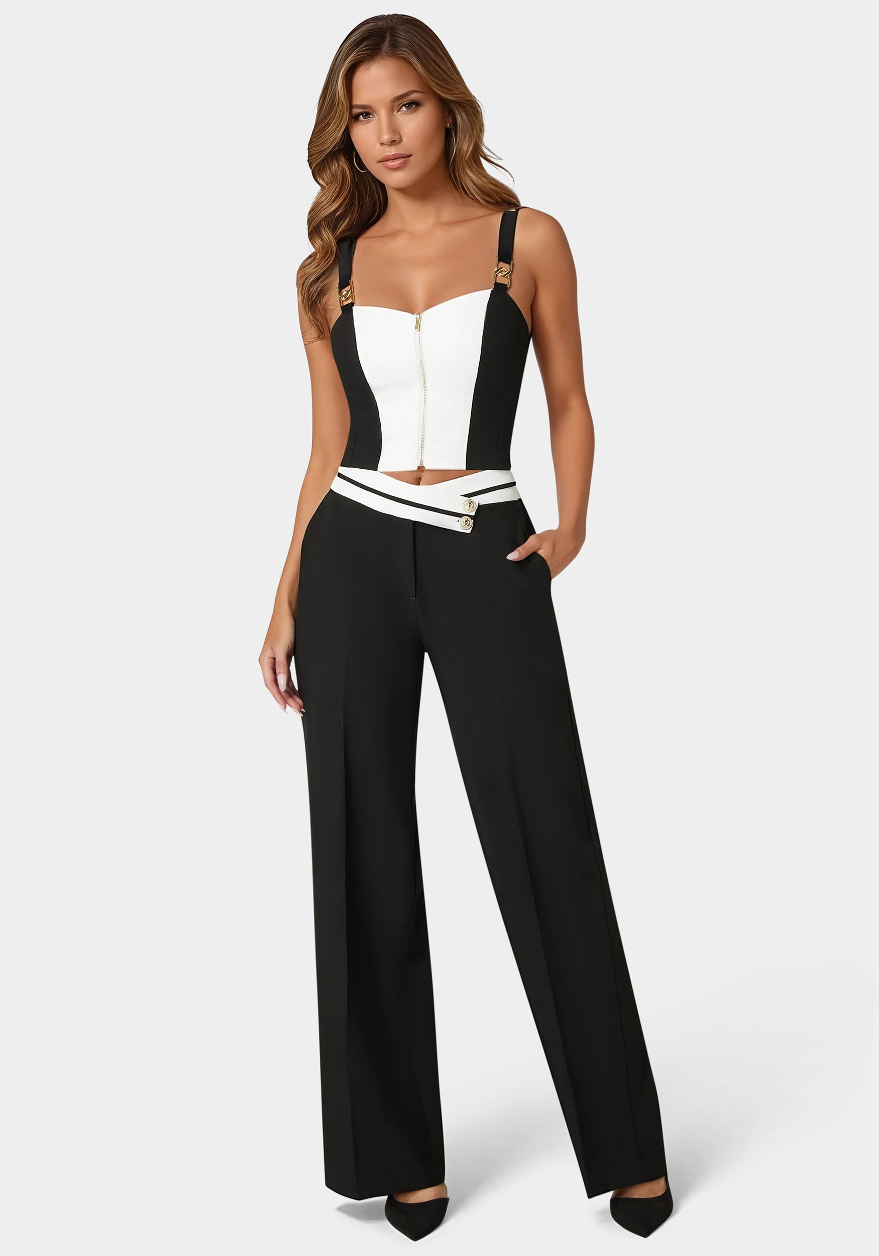 High Waist Palazzo Leg Pant