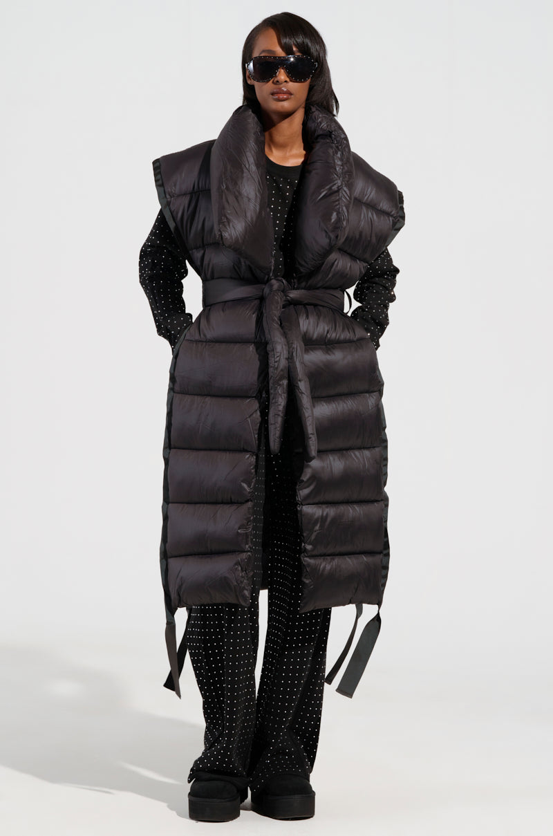 PILOT JONES LONG LINE PUFFER VEST