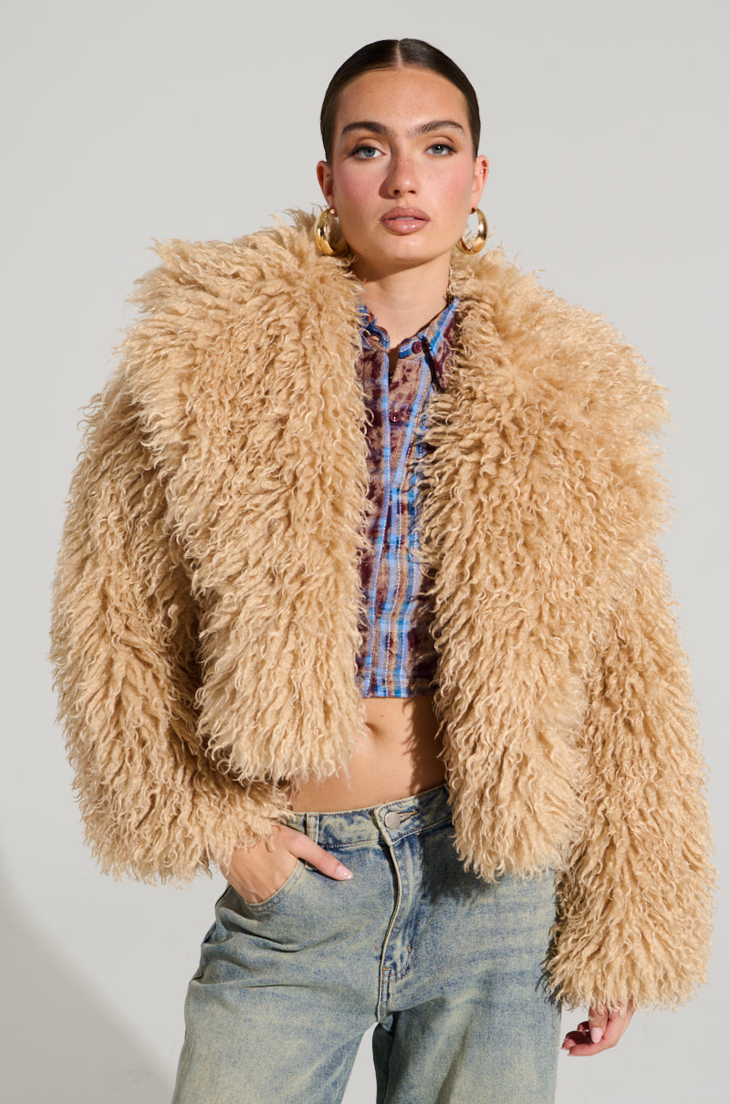 JOJO FAUX FUR COAT