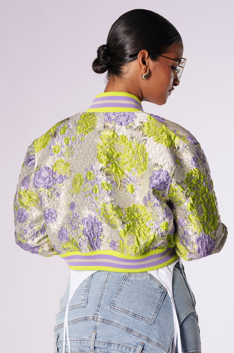 KYLA BROCADE BOMBER