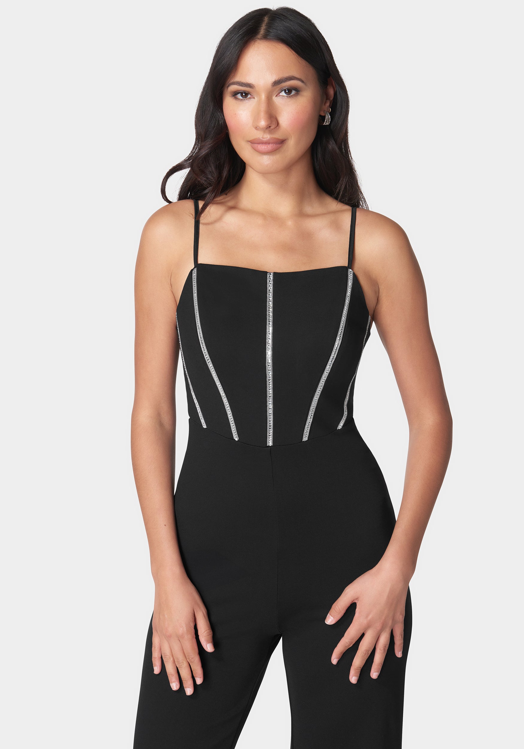 Embellished Corset Jumpsuit