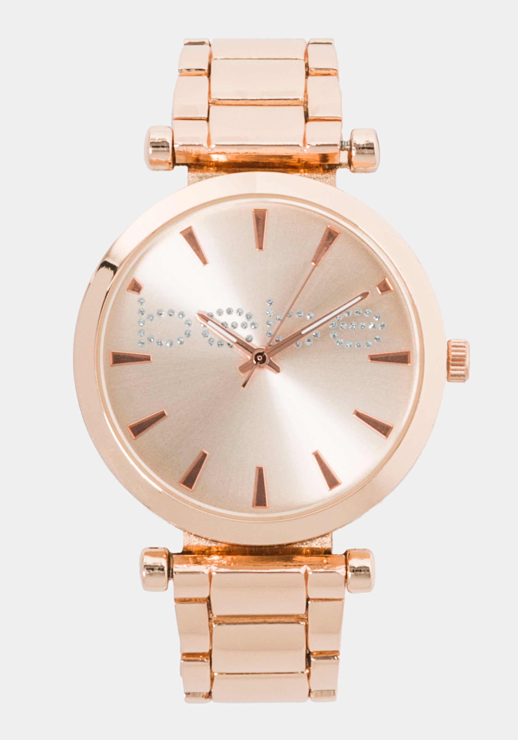 Rose Gold Watch & Bracelet Set