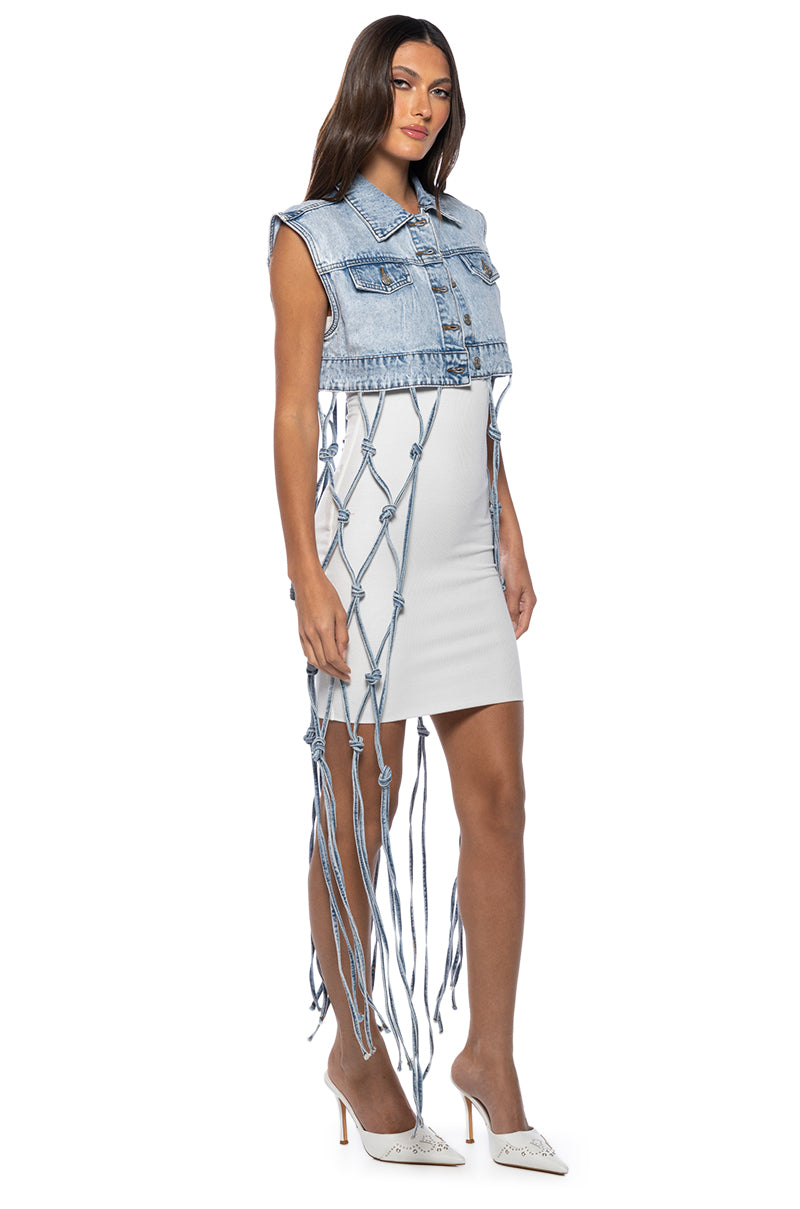 HOUDINI NETTED DENIM VEST