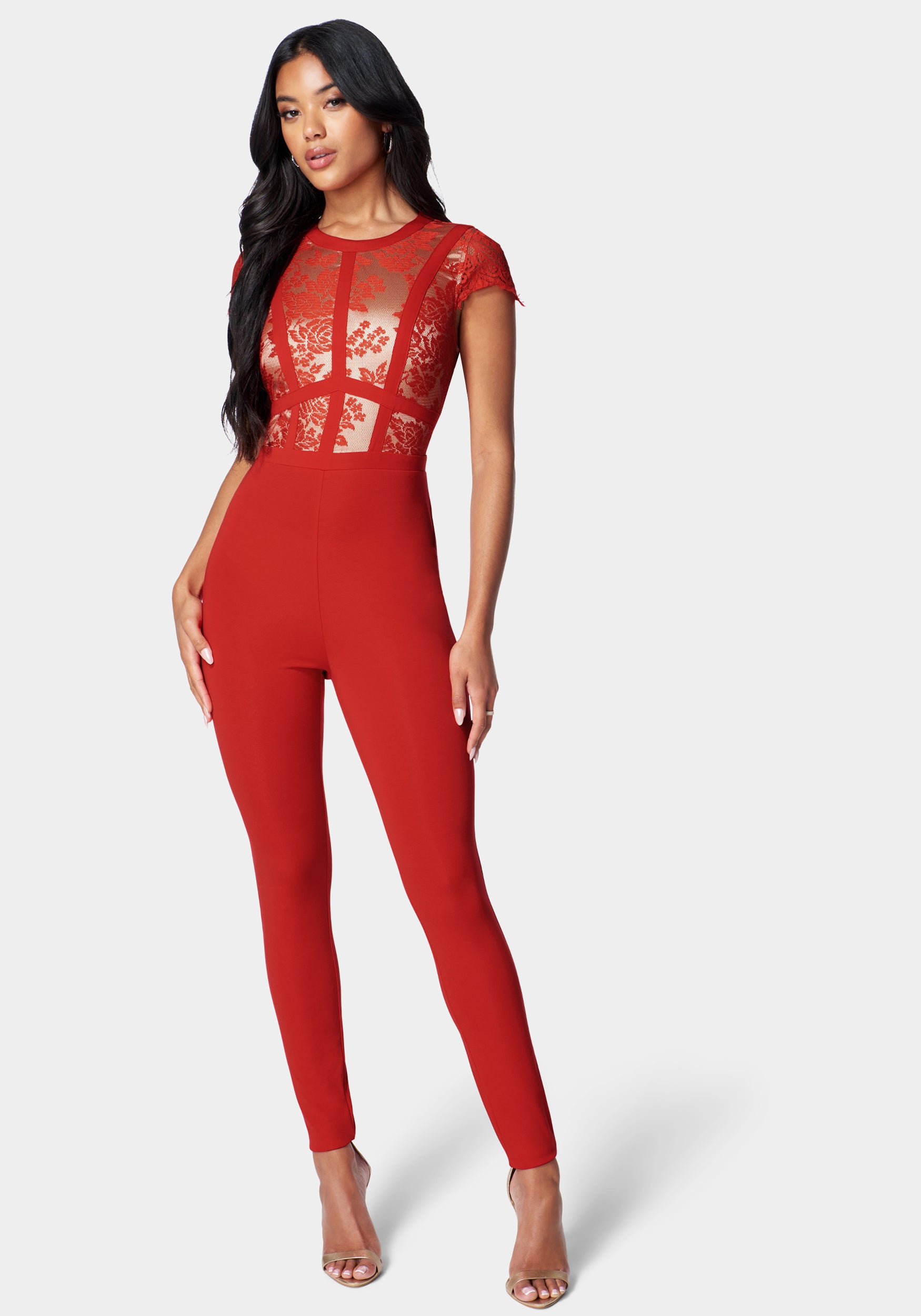 Caged Lace Catsuit