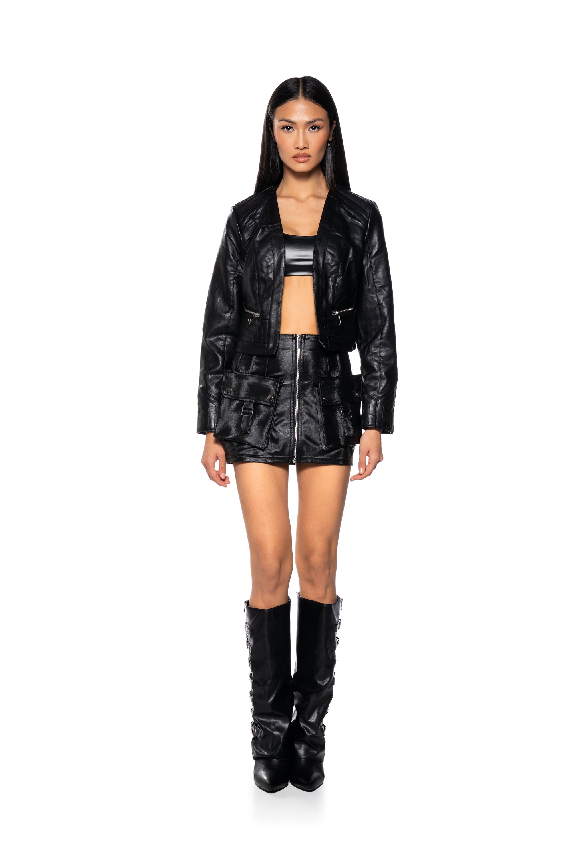 HARD ROCK PU MOTO JACKET