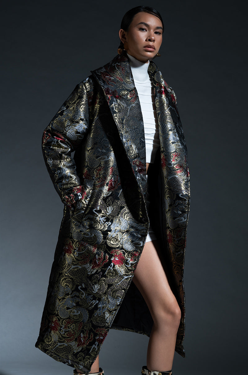 PEOPLE CHOICE BROCADE WINTER COAT