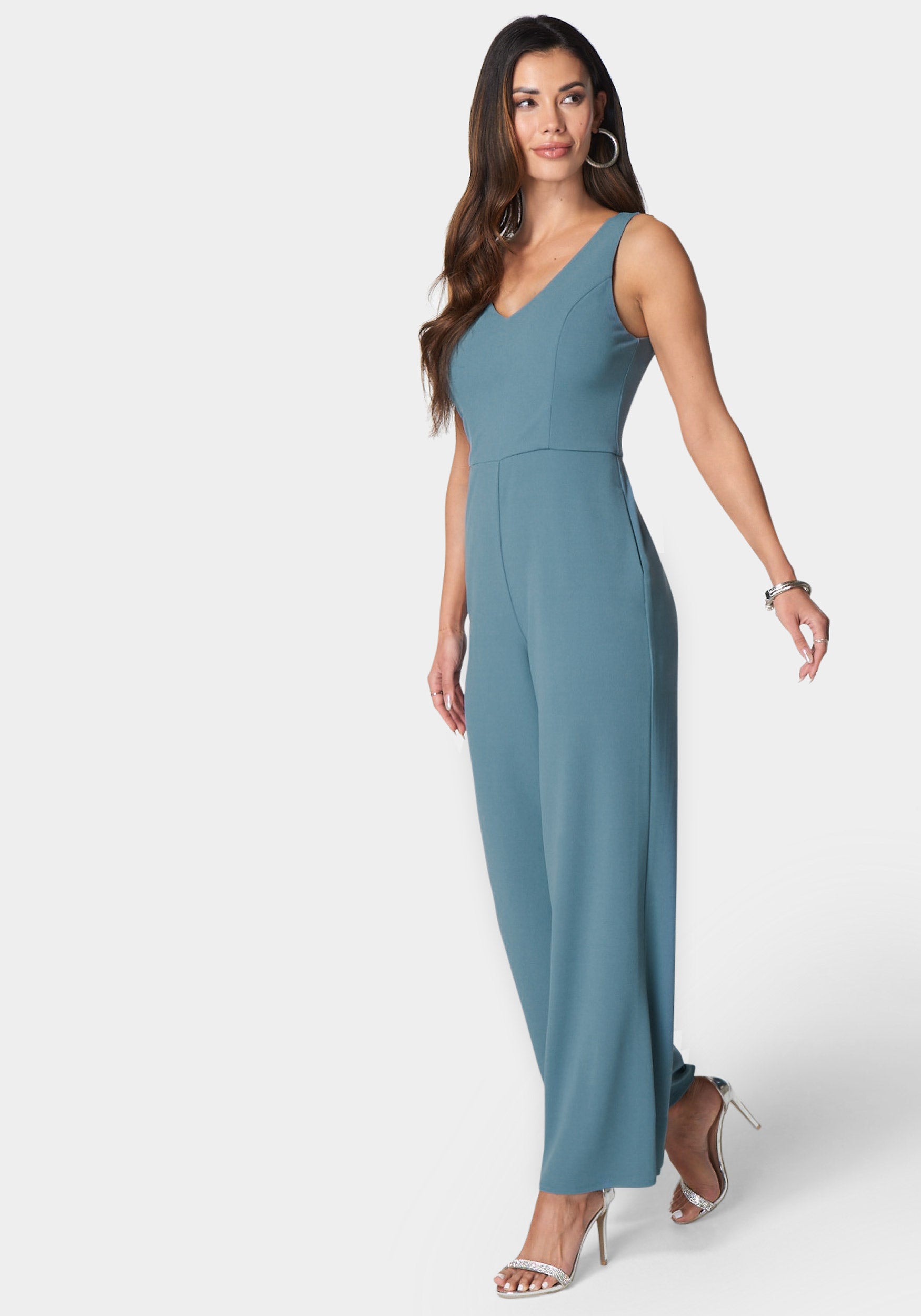 V Neck Core Jumpsuit