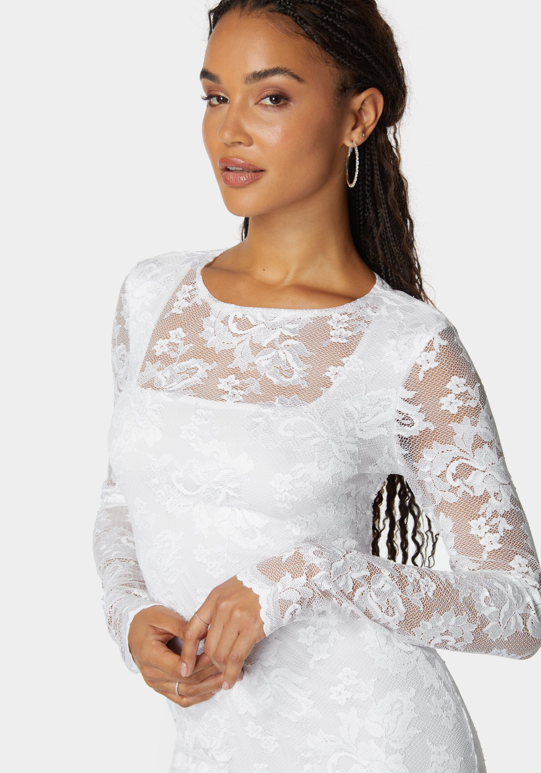 Marseille Lace Long Sleeve Dress