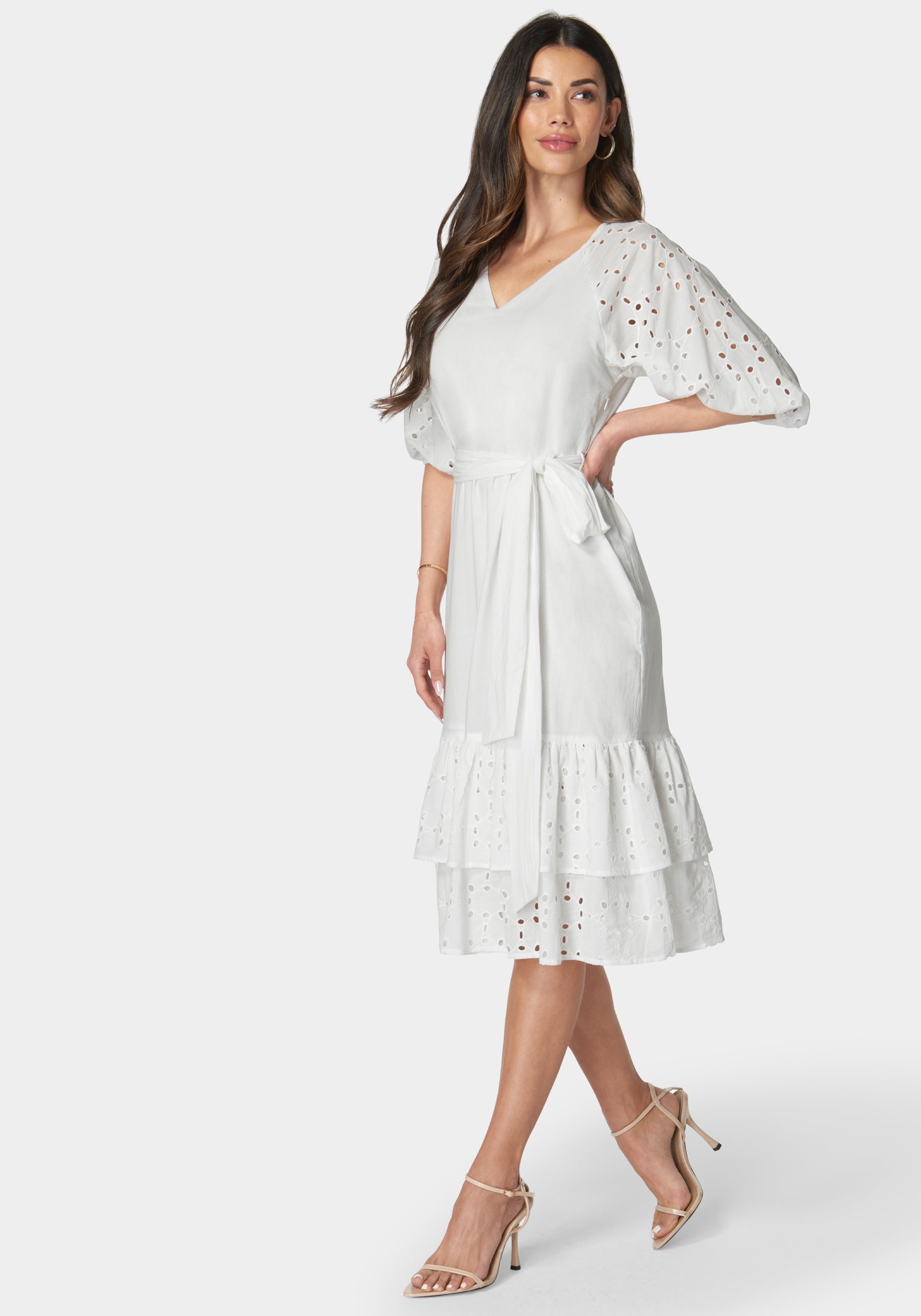 Cotton Eyelet Dress