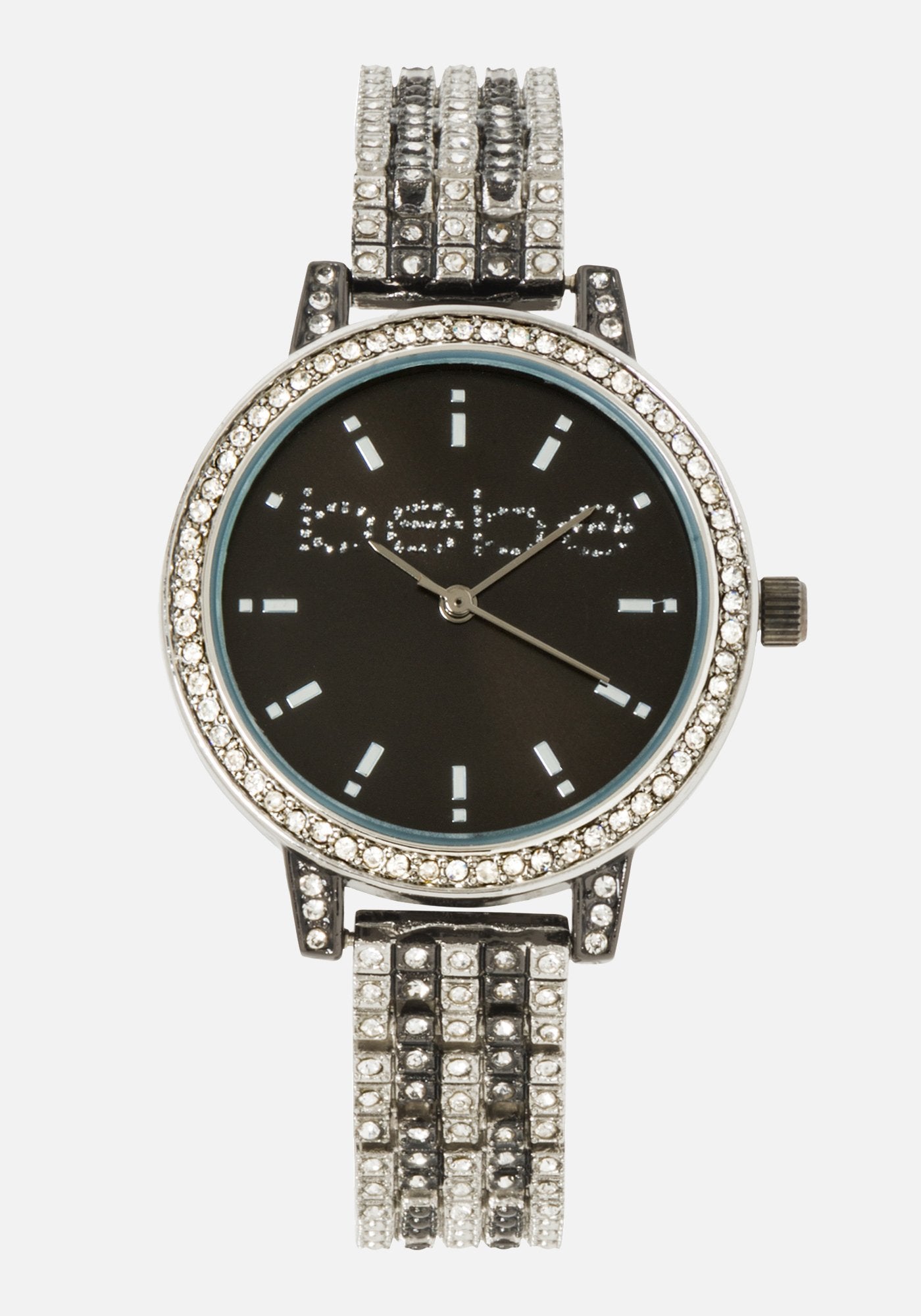 Bebe Crystal 2 Tone Watch