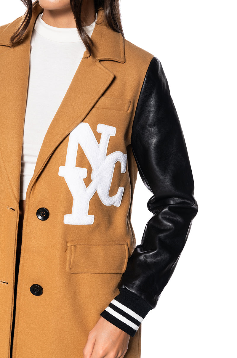 BRENTWOOD VARSITY TRENCH JACKET