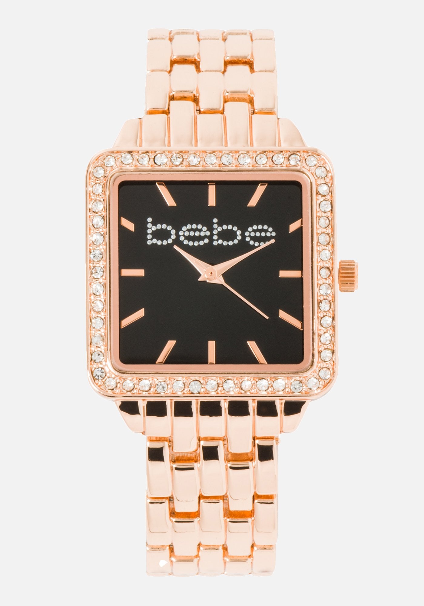 Bebe Square Face Metal Watch