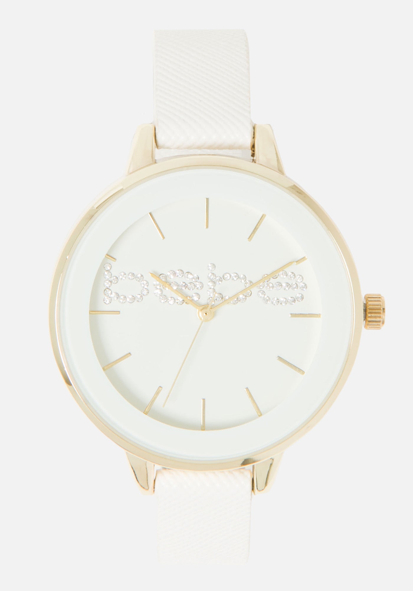 White Dial Bebe Logo Watch