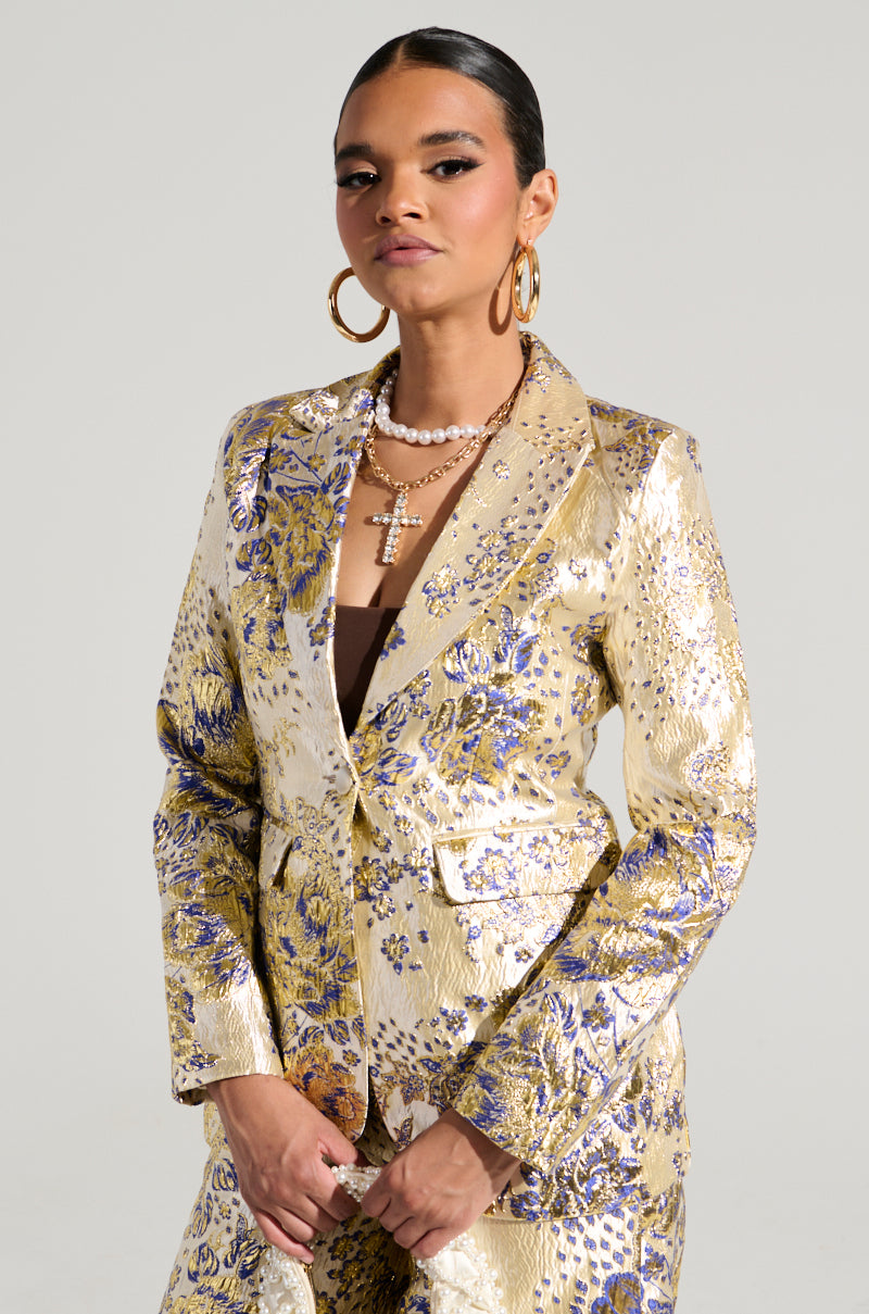 GOLDIE BROCADE BLAZER