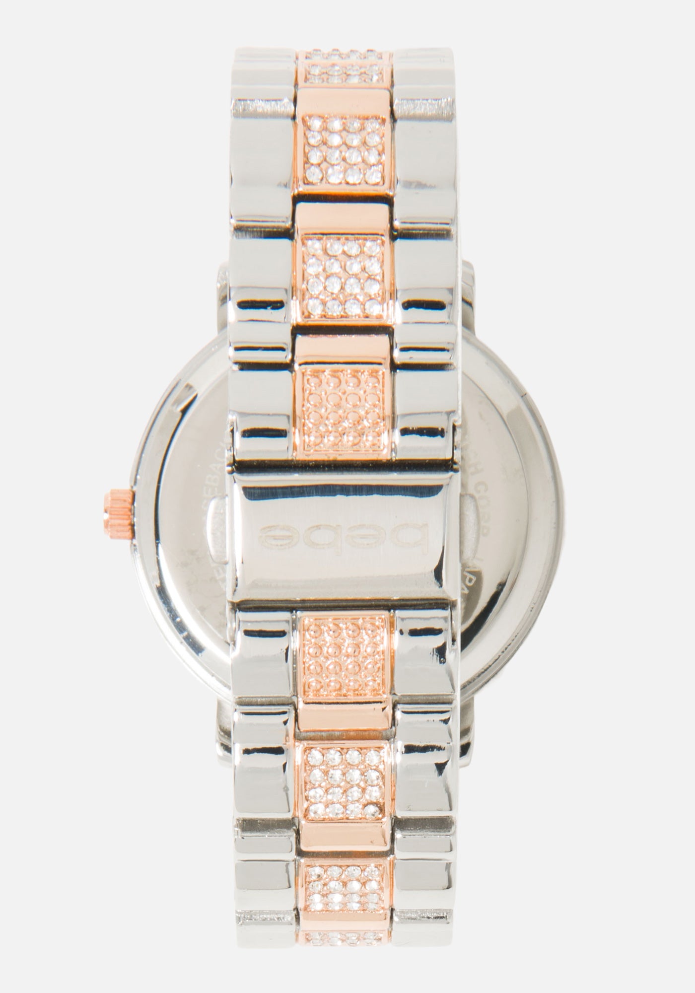 Two Tone Crystal Bezel & Pave Center Watch