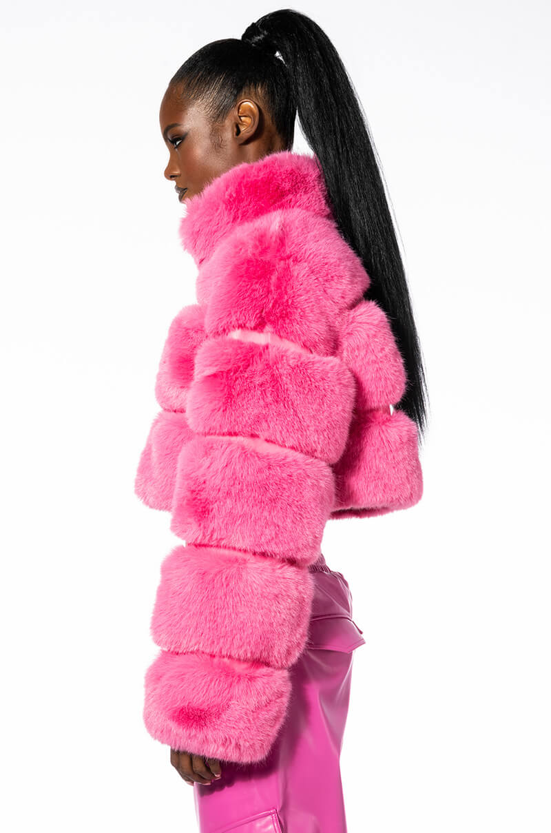 BARBZ FAUX FUR JACKET