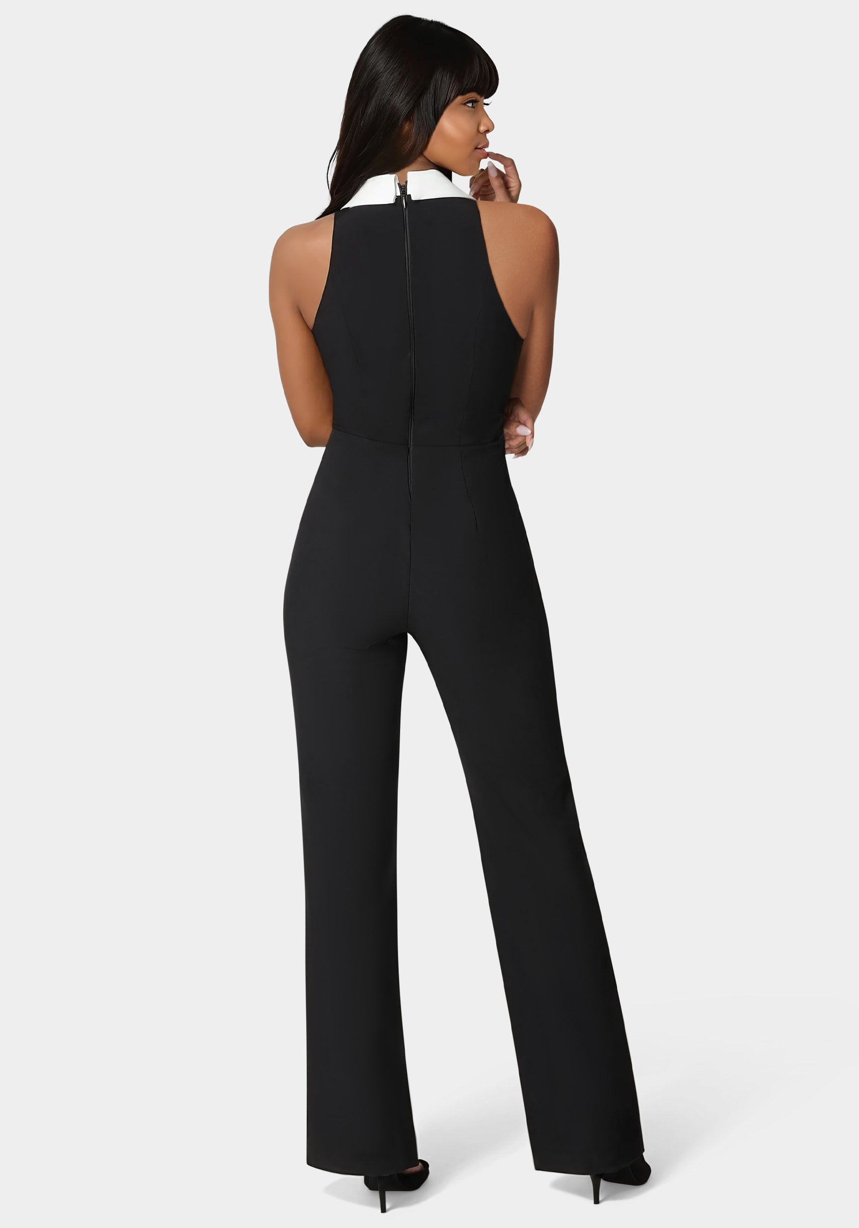 Tailored Straight Flared Jumpsuit