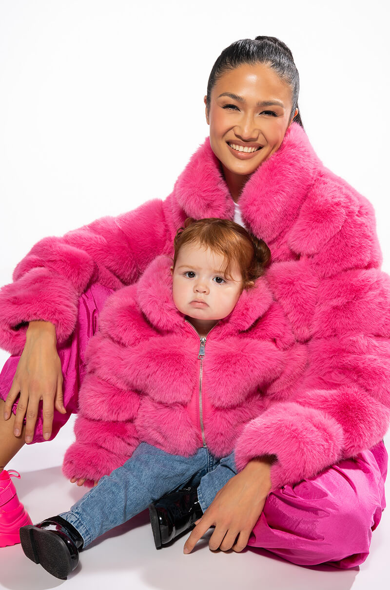 BARBZ FAUX FUR JACKET