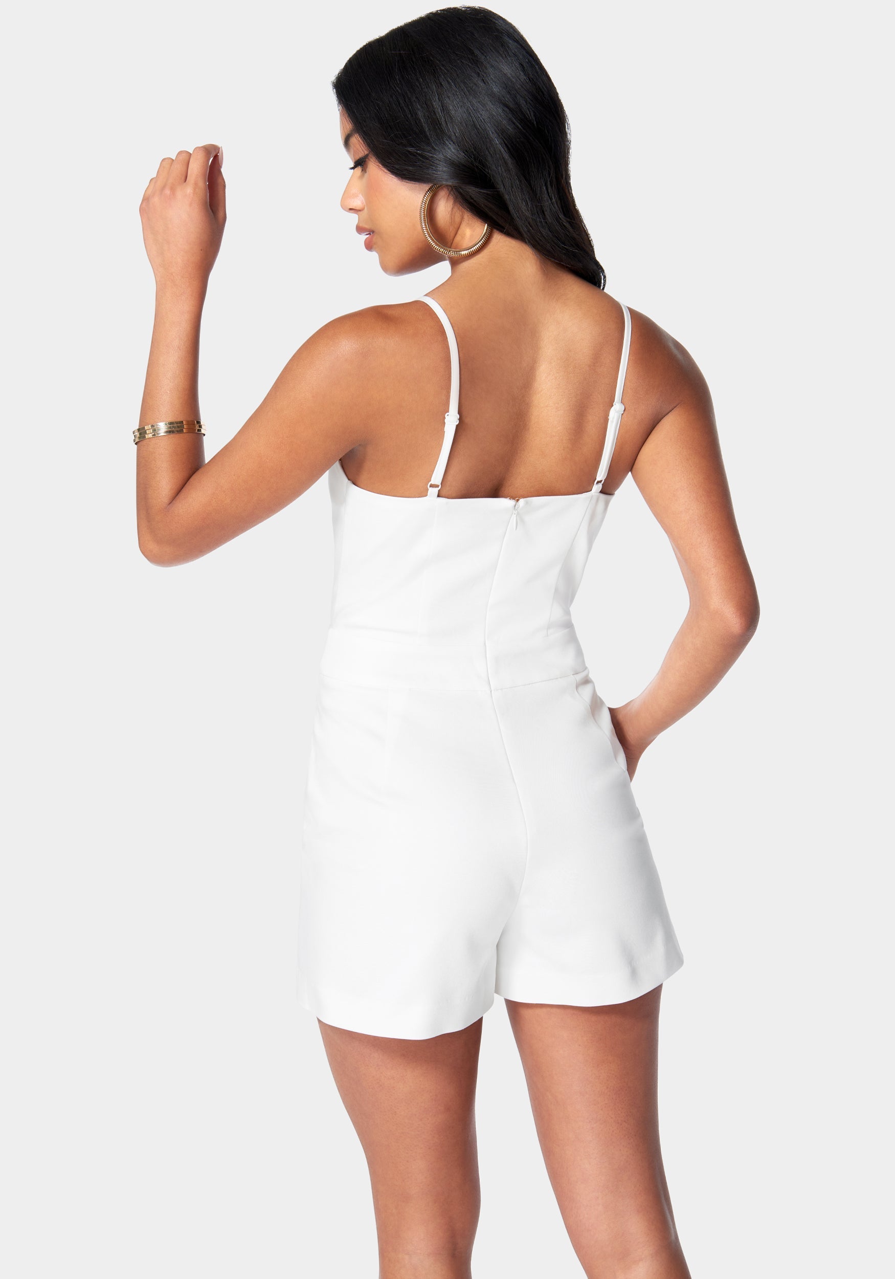 Ring Front Keyhole Romper