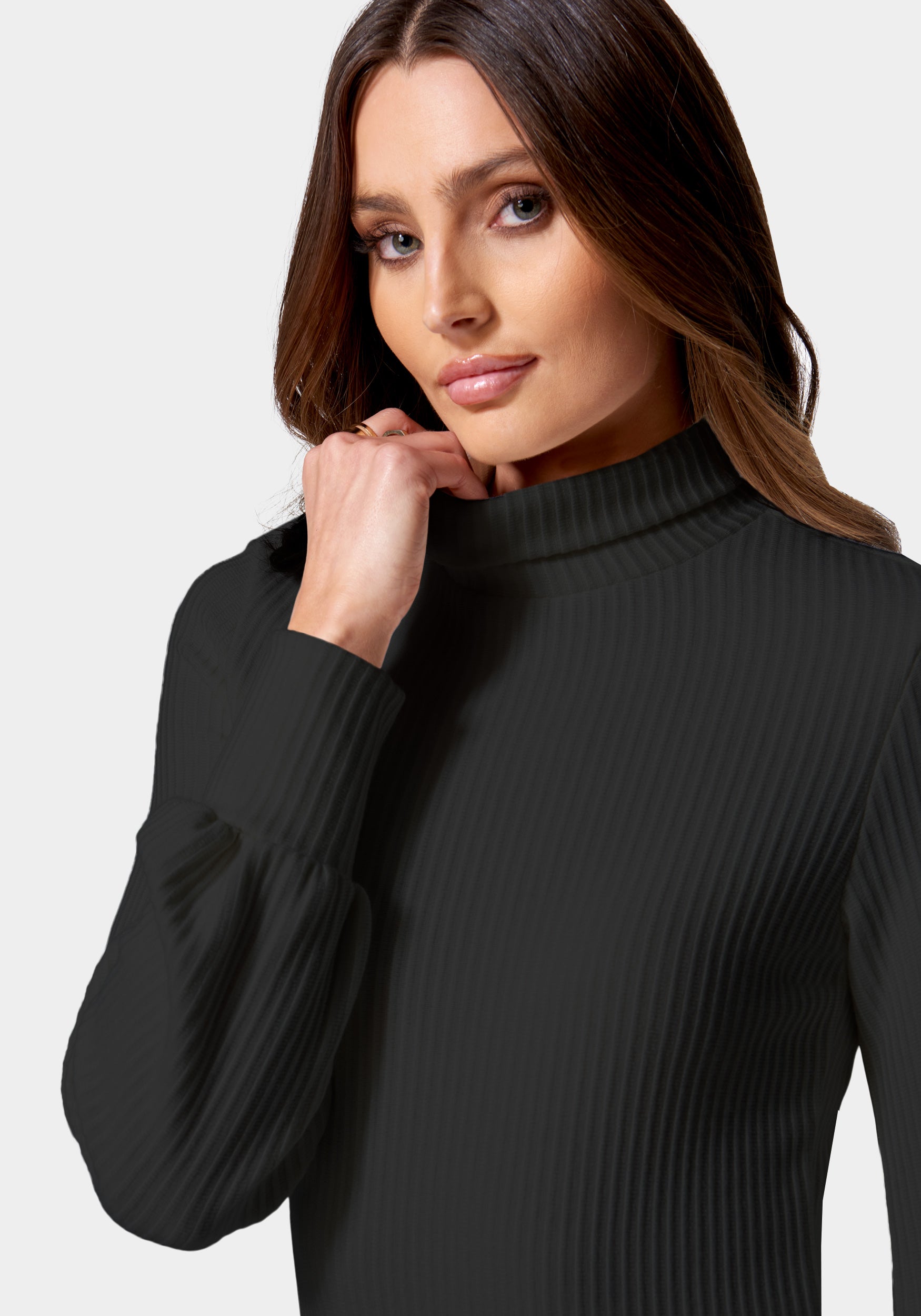 Turtle Neck Sweater Dress