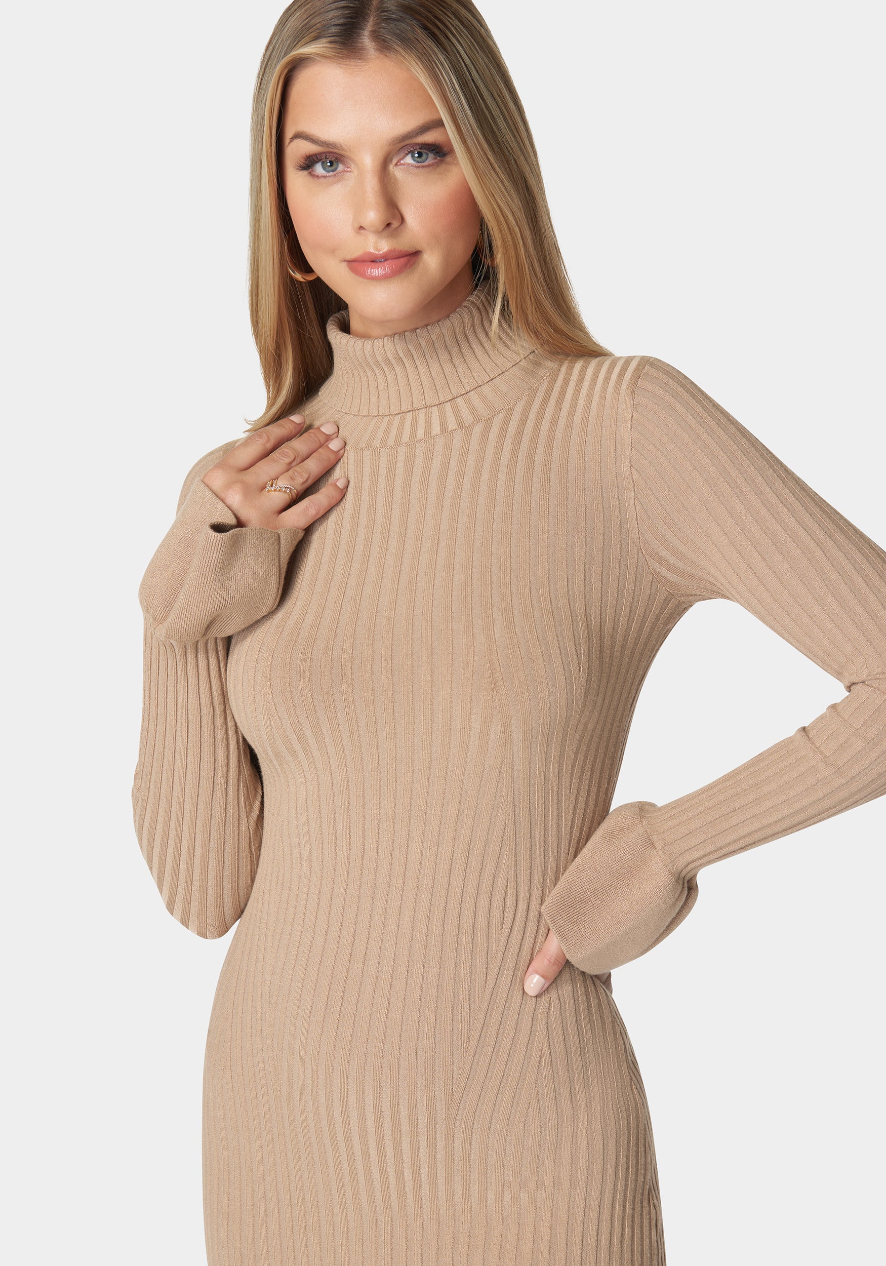 Bell Sleeve Sweater Dress