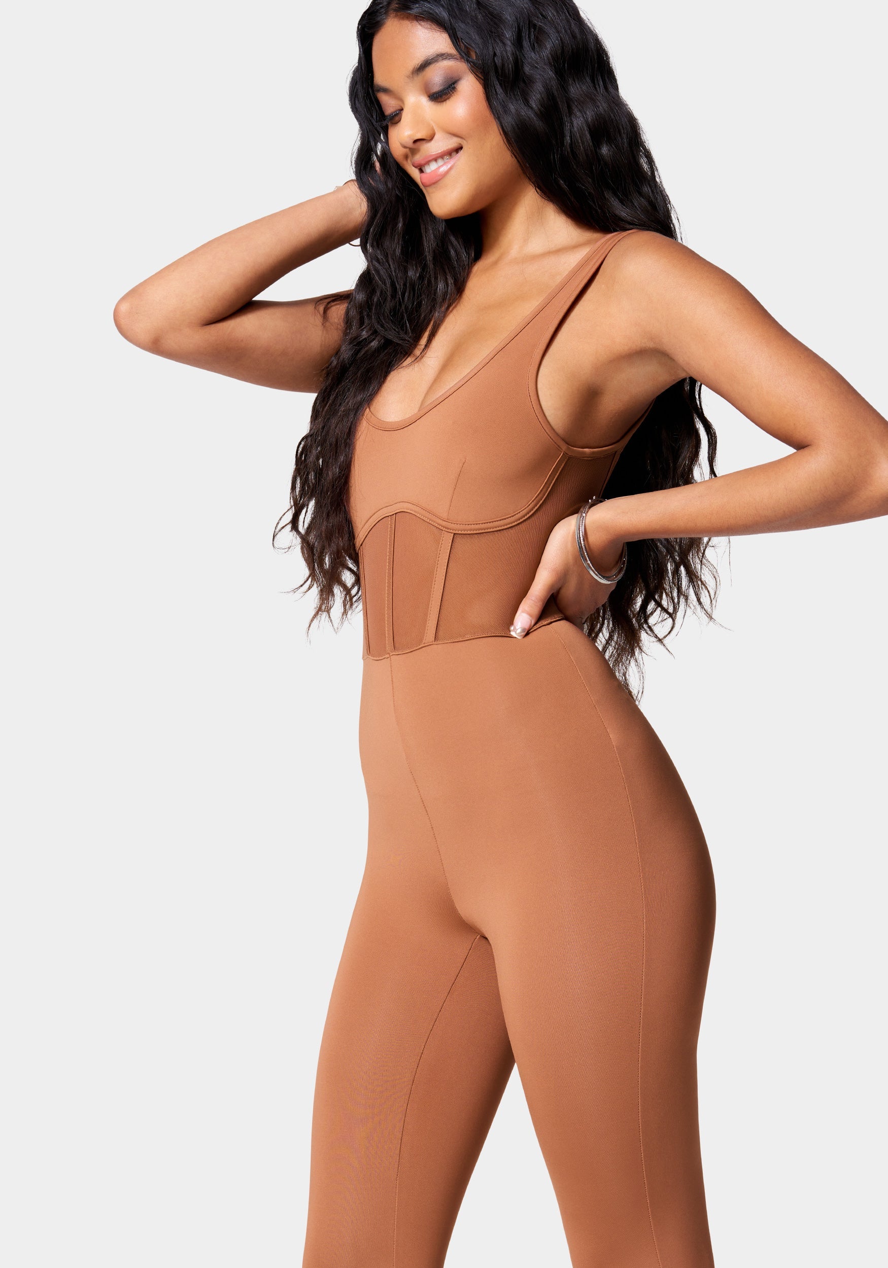 Mesh Detail Catsuit