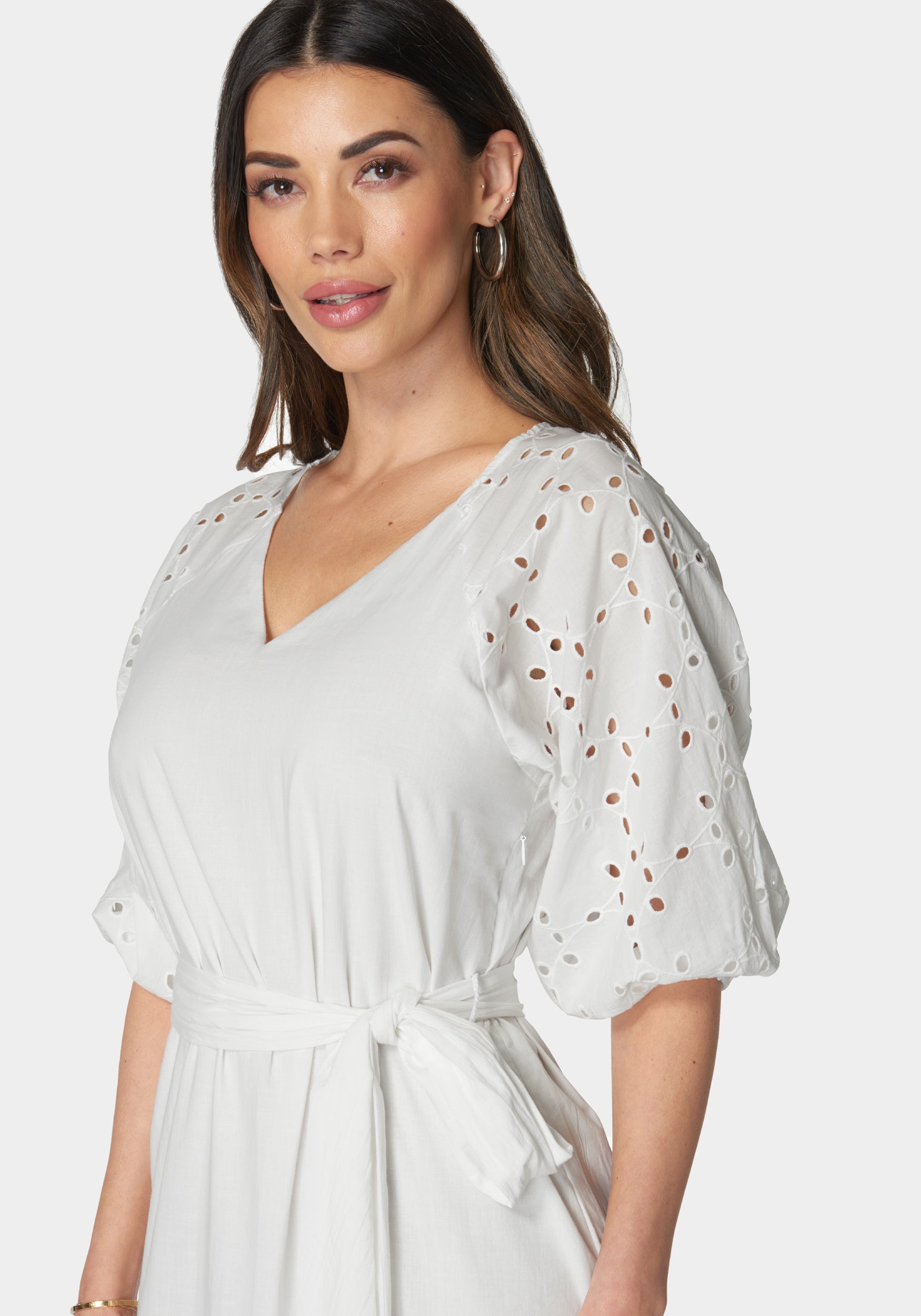 Cotton Eyelet Dress