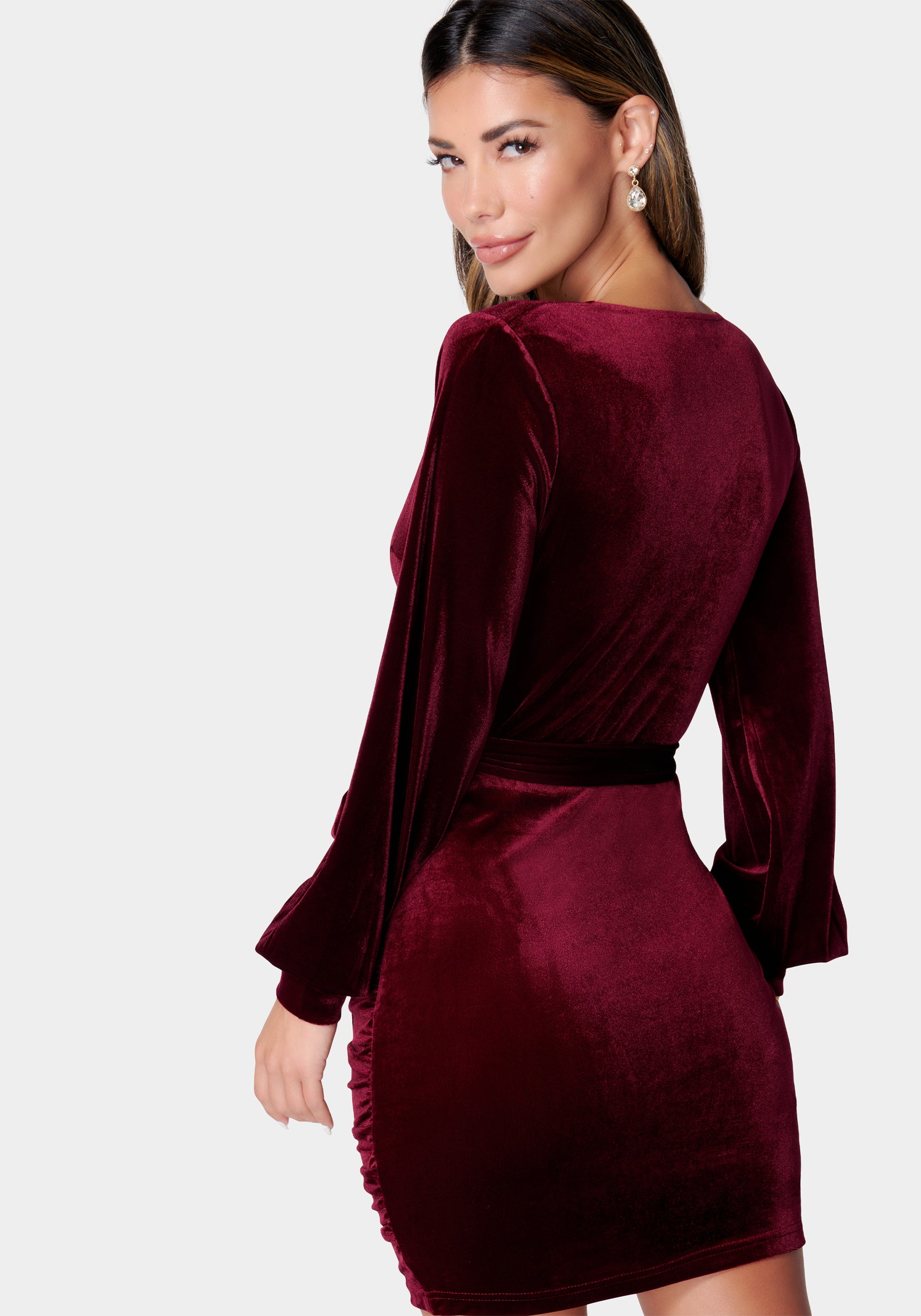 Velvet Utility Mini Dress