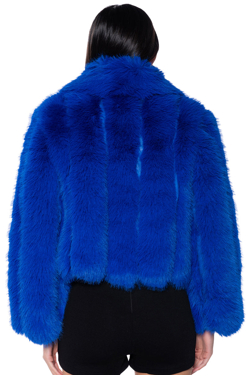 MARS GIRL FAUX FUR JACKET