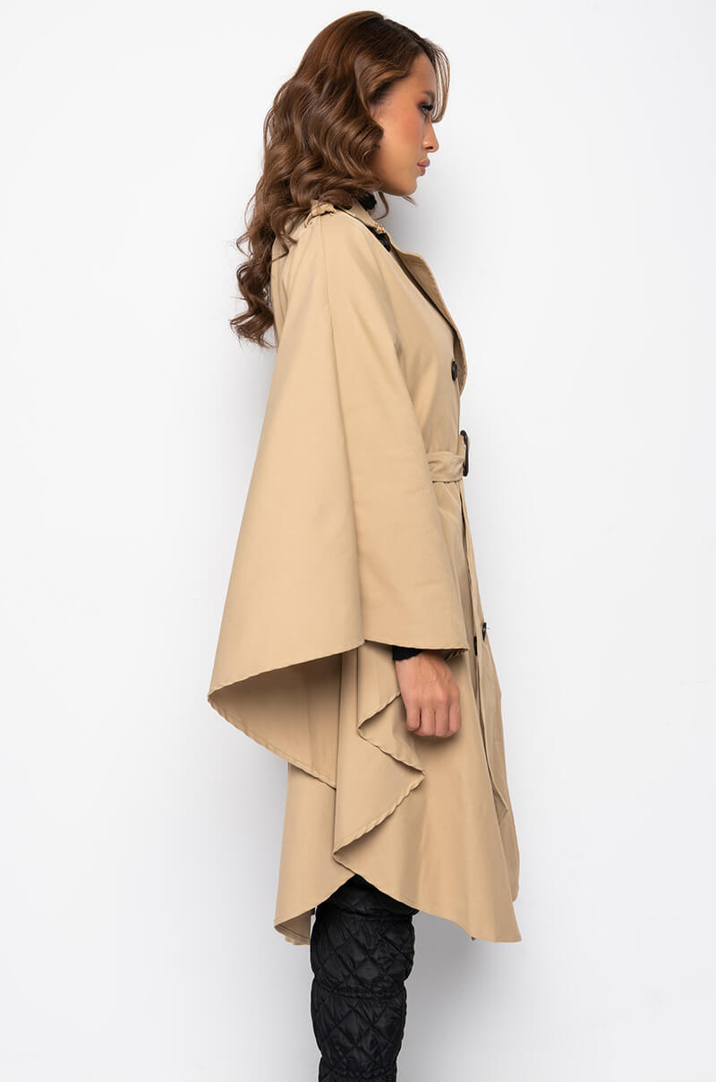 CLASSIC LONDON PONCHO TRENCH