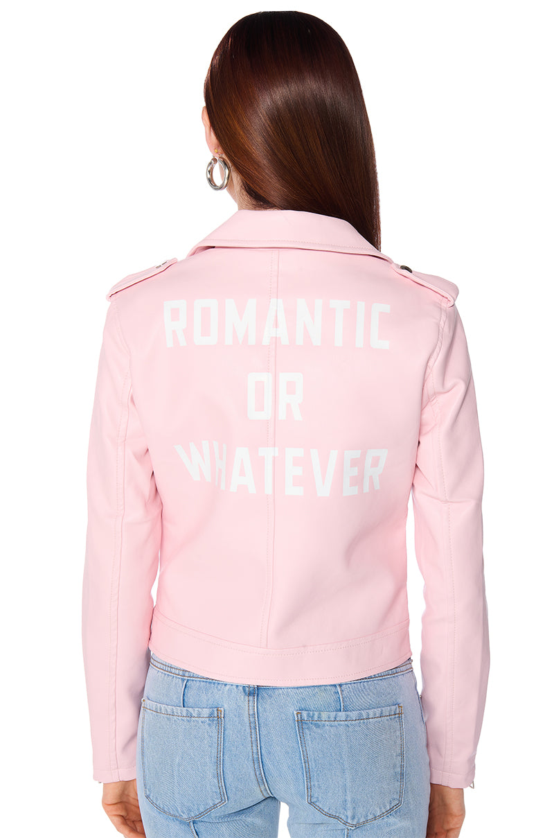 LOVE ME FOREVER MOTO JACKET