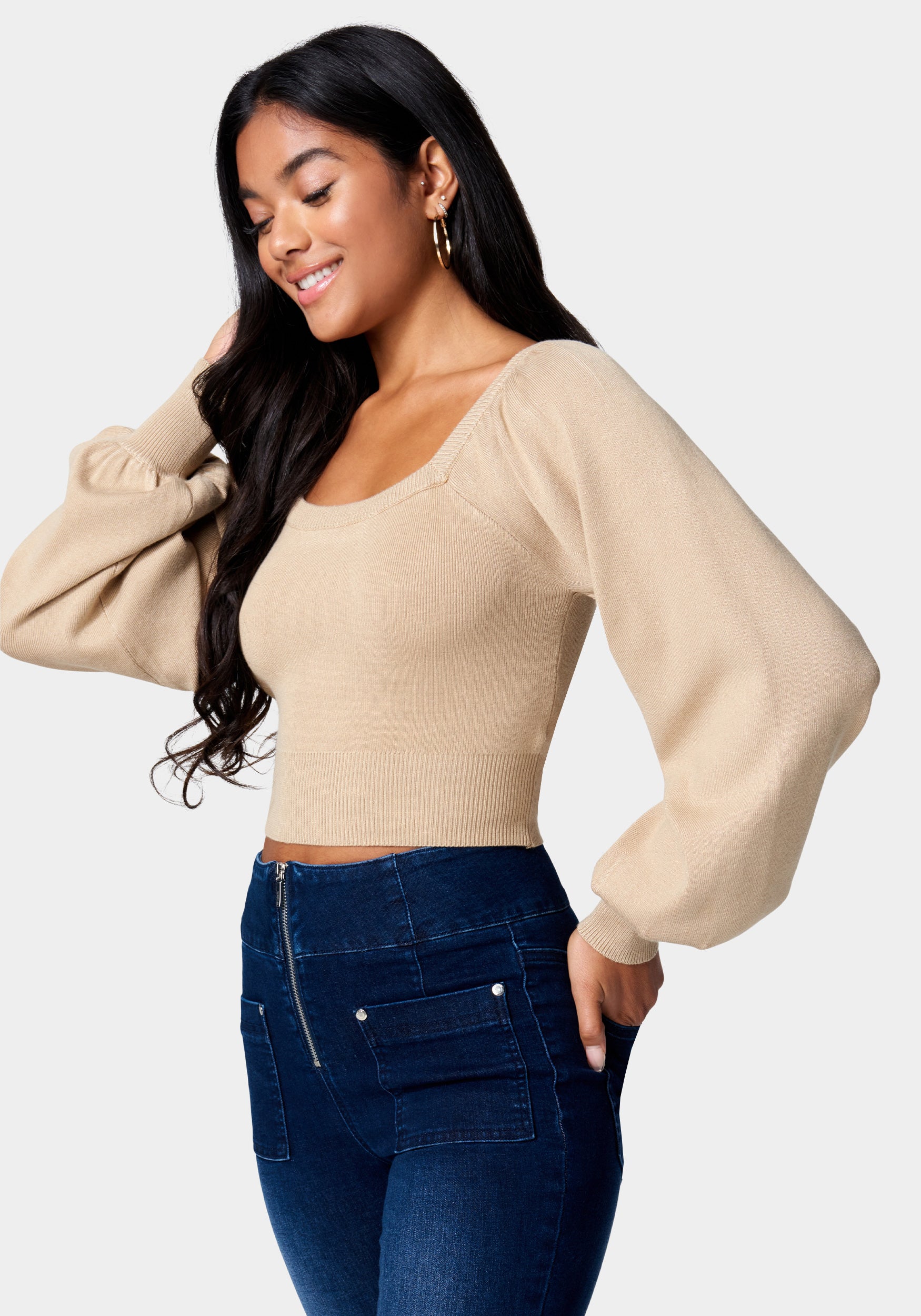 Puff Sleeve Sweater