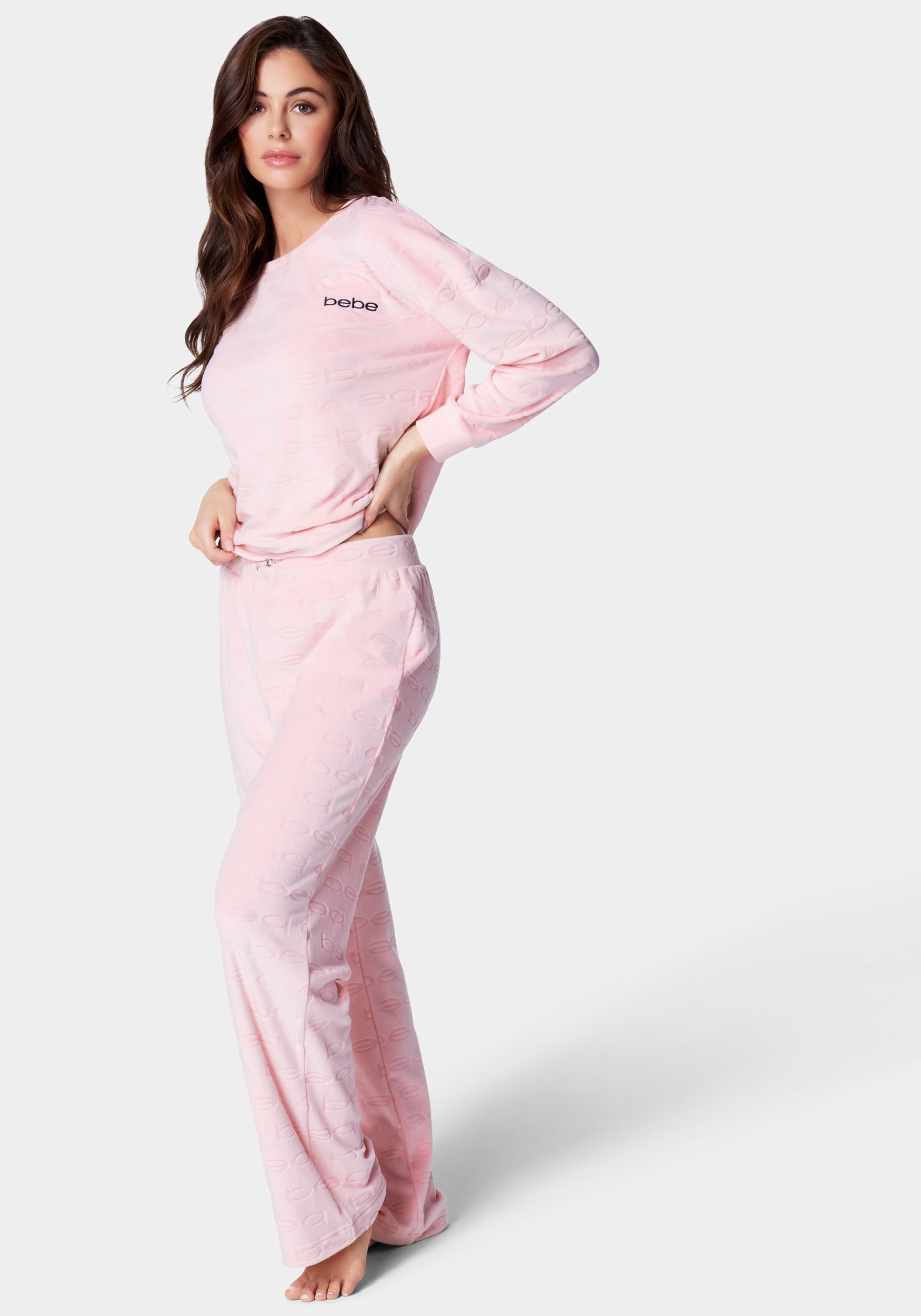 Burnout Velour Pajama Set