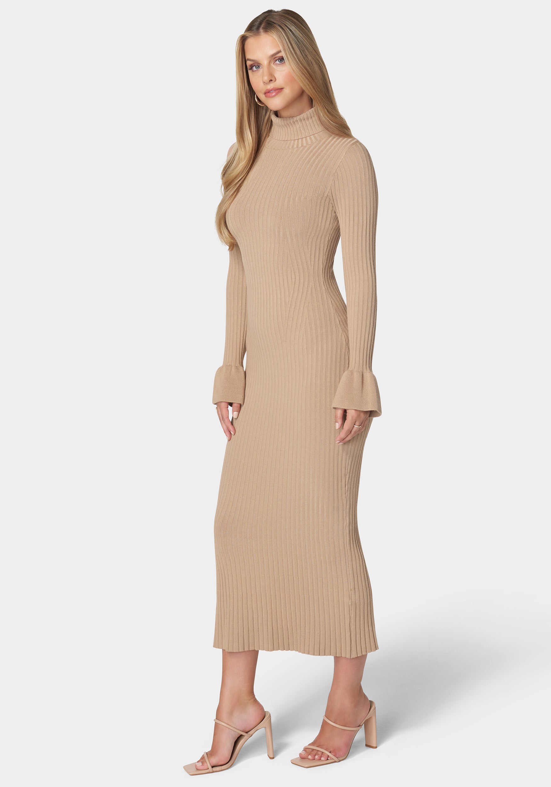 Bell Sleeve Sweater Dress