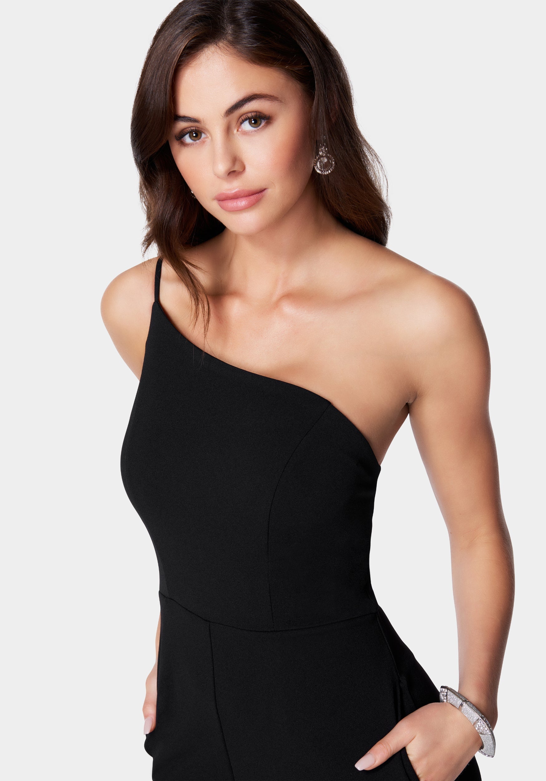 One Shoulder Core Jumpsuit