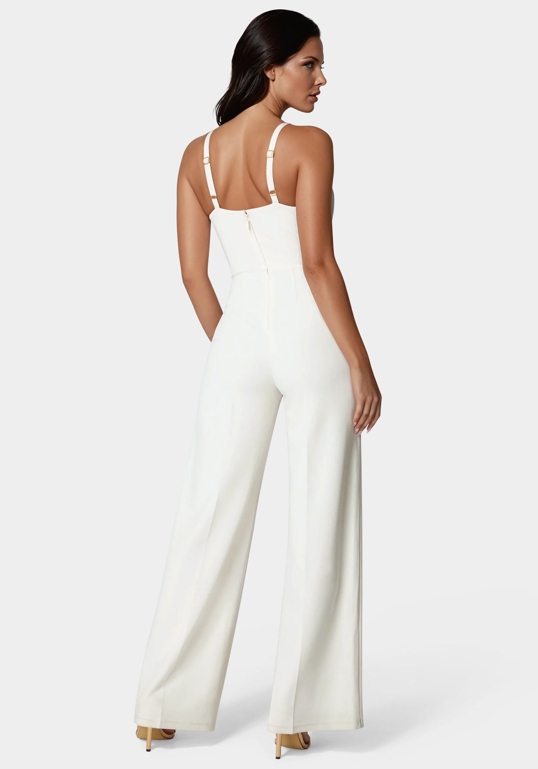 Halter Palazzo Leg Jumpsuit