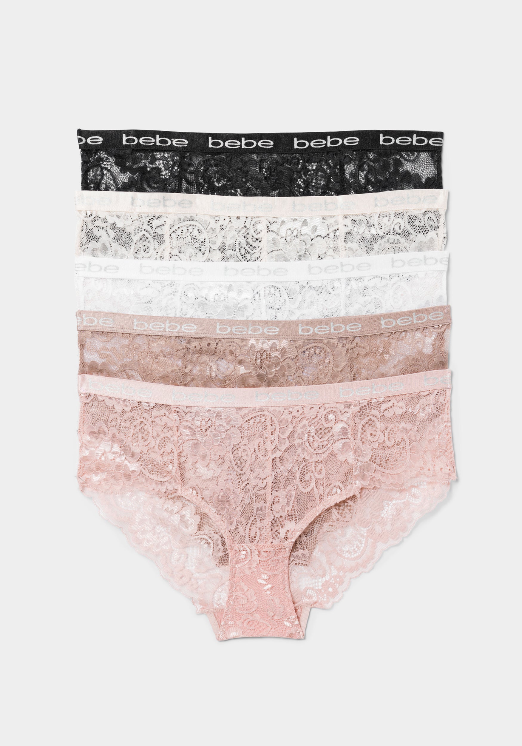 Five Pack Lace Hipster Set