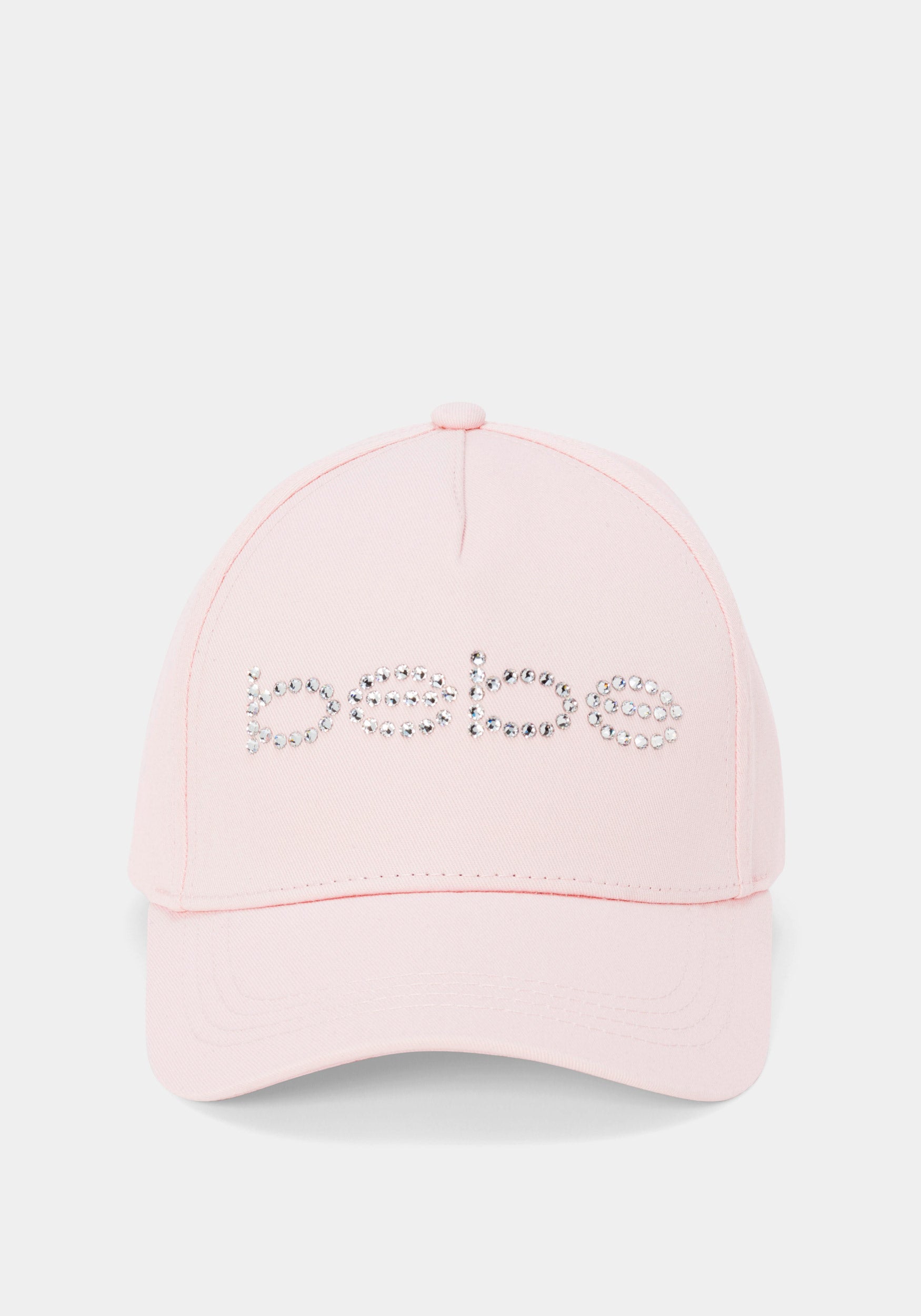 bebe Logo Hat Embellished With Crystals by Swarovski