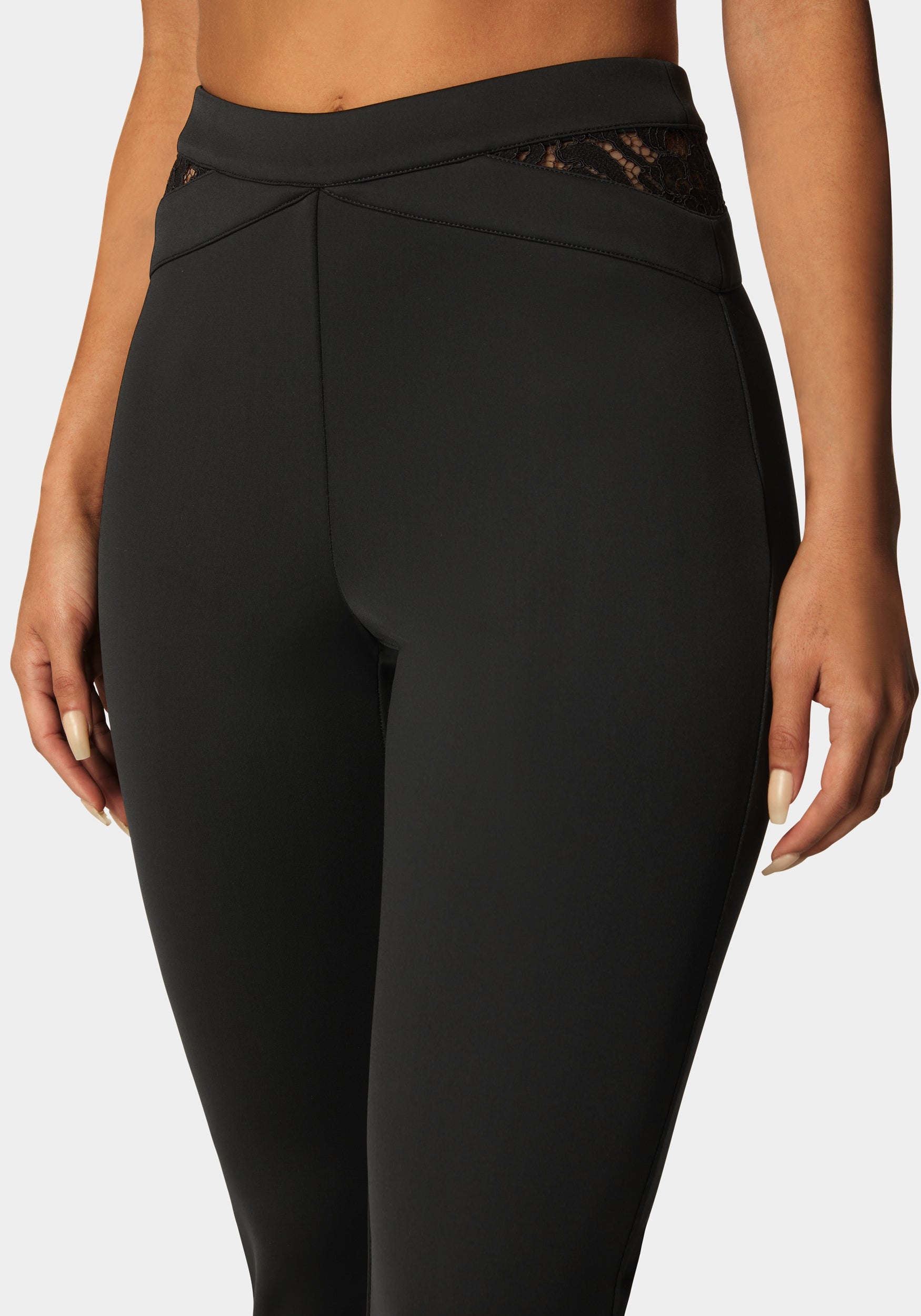 Scuba High Waist Slim Leg Pant