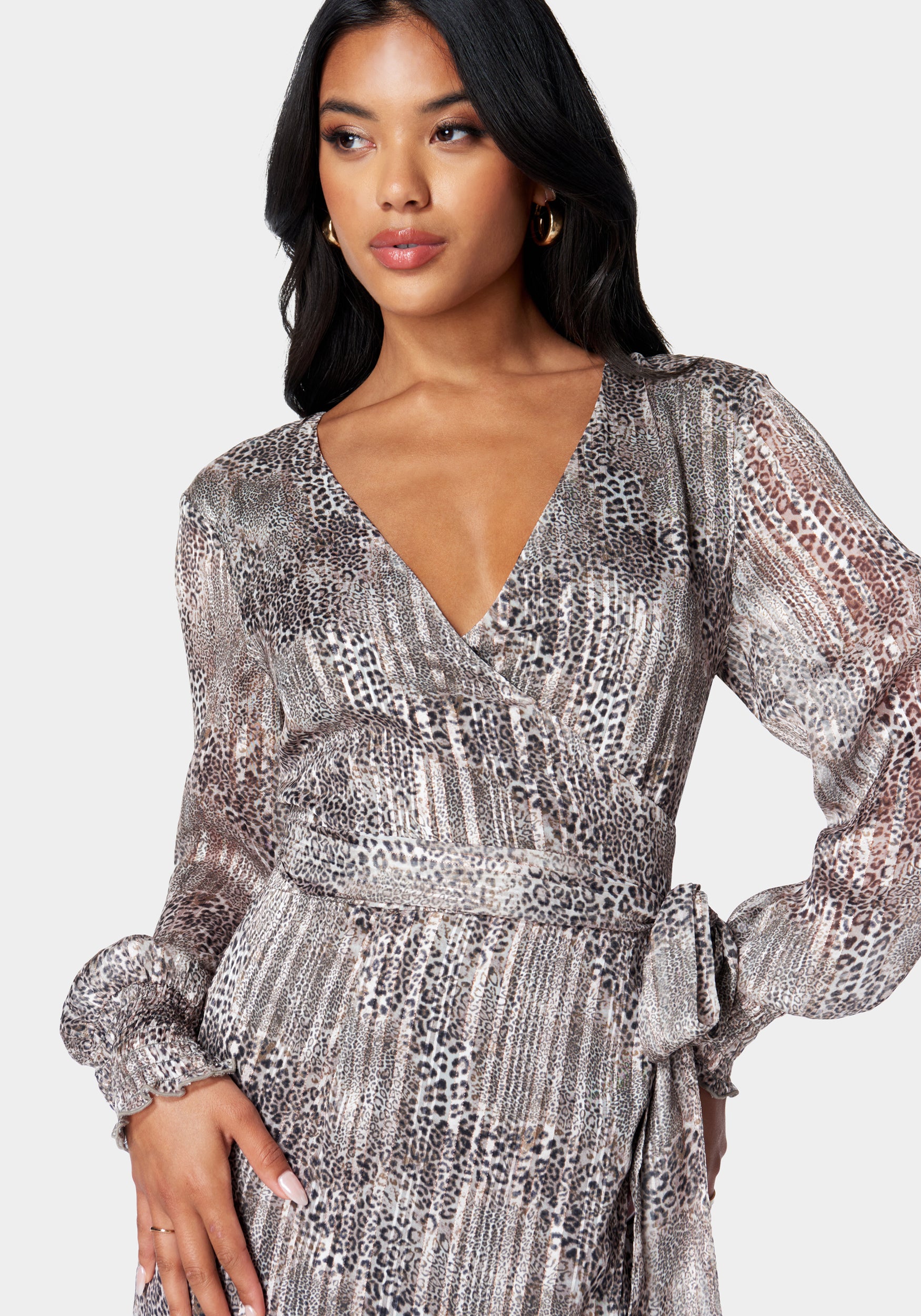 Sparkle Wrap Dress