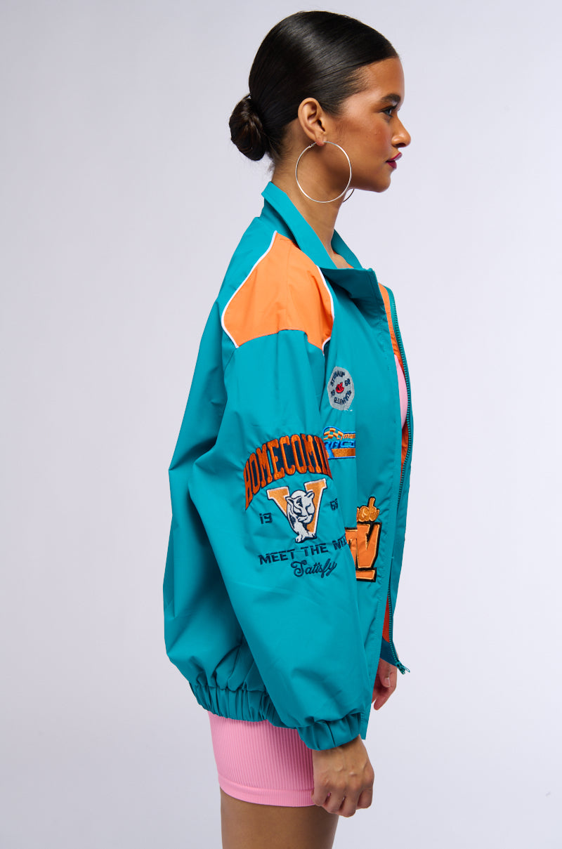 ALIX PATCH WINDBREAKER BOMBER