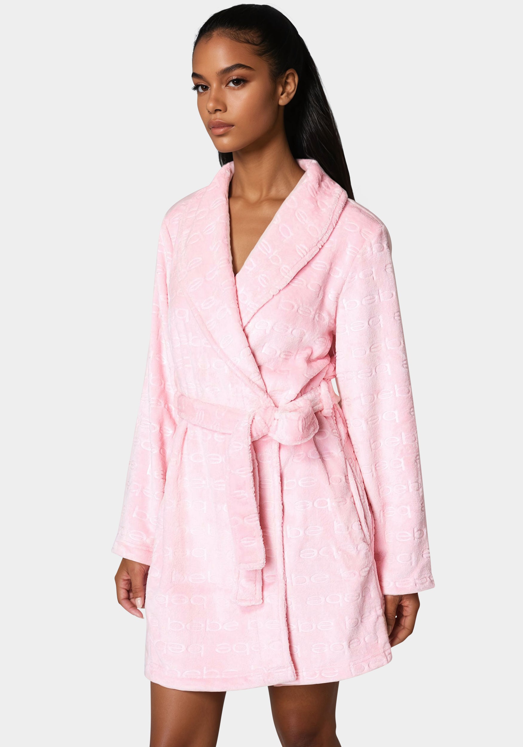 Debossed Plush Robe