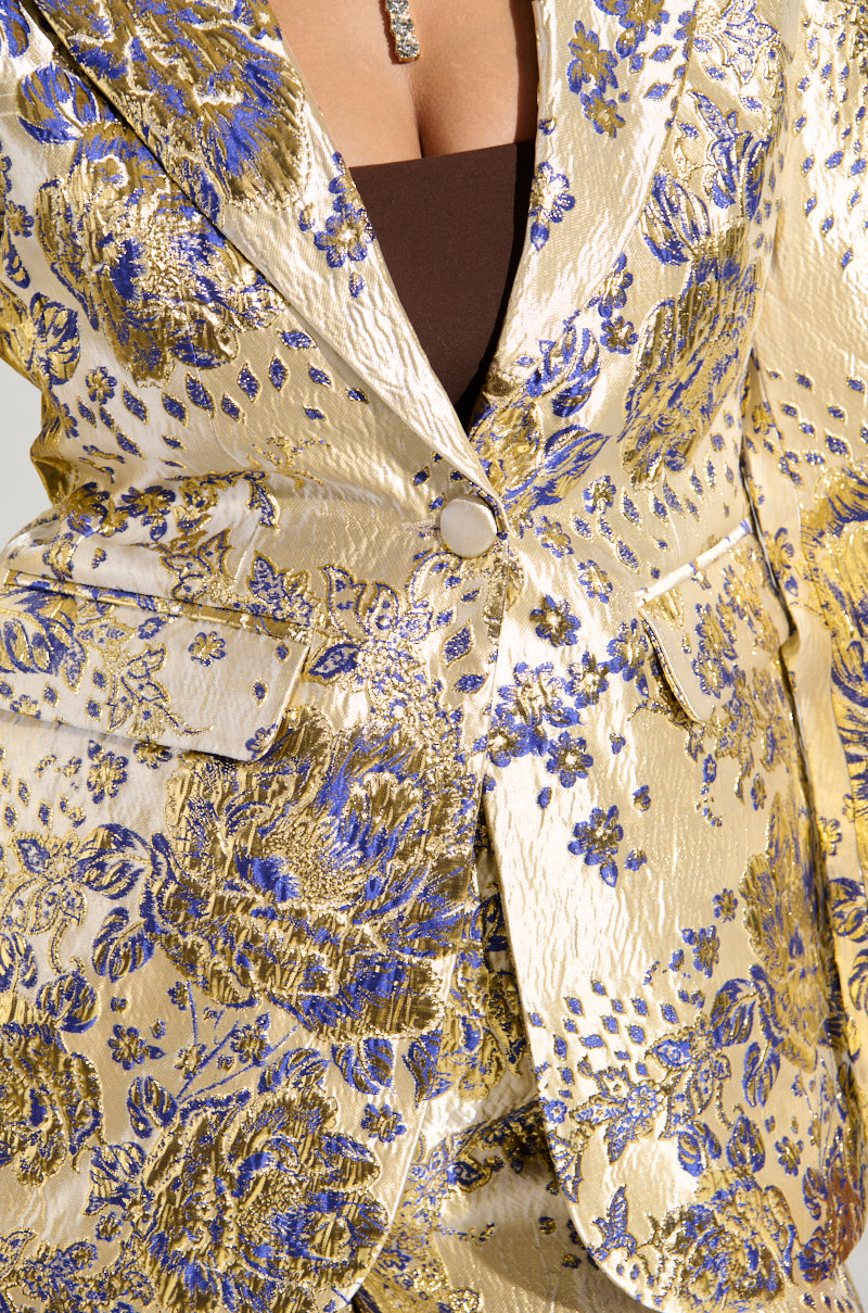 GOLDIE BROCADE BLAZER