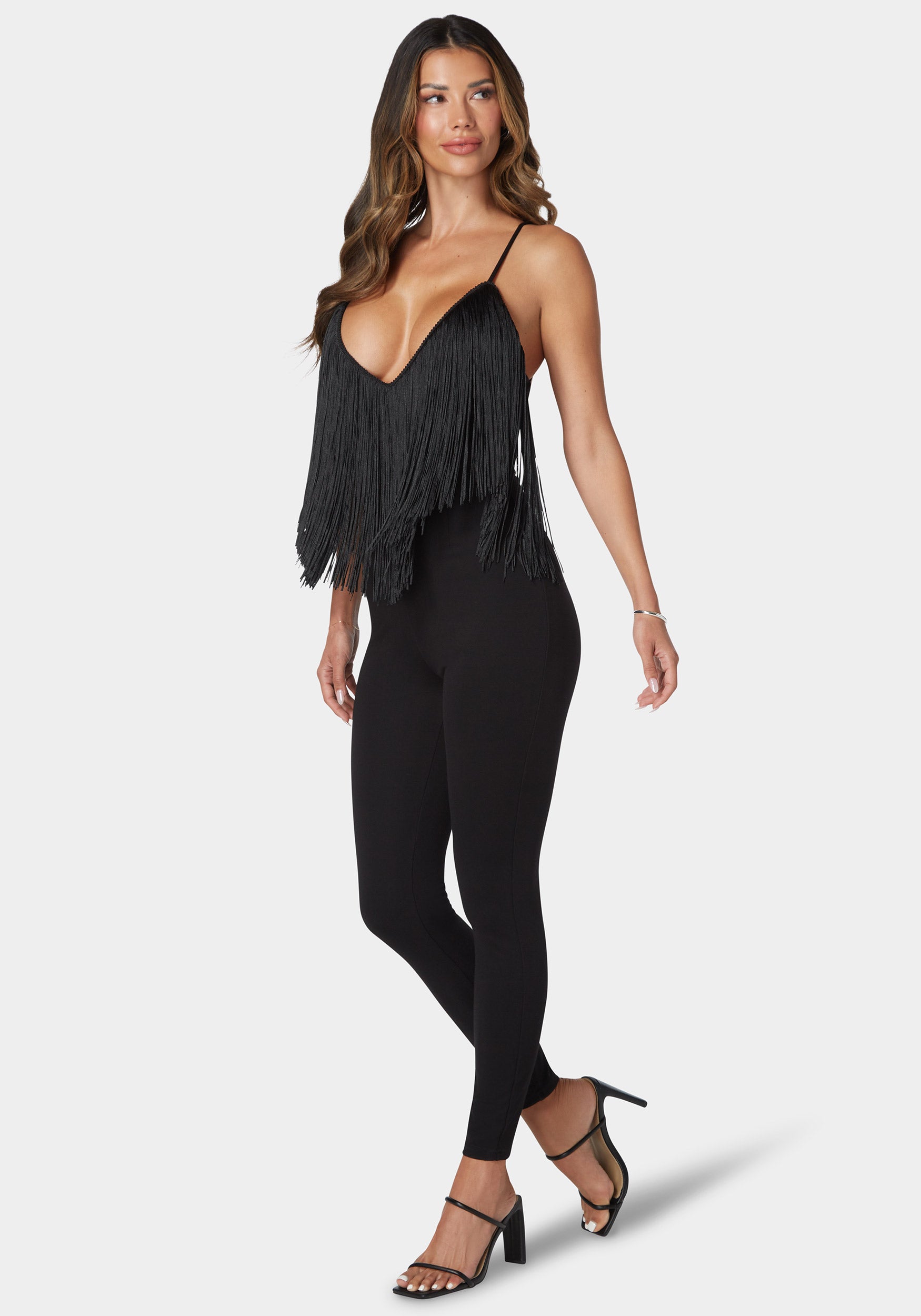 Festival Fringe Neck Jumpsuit