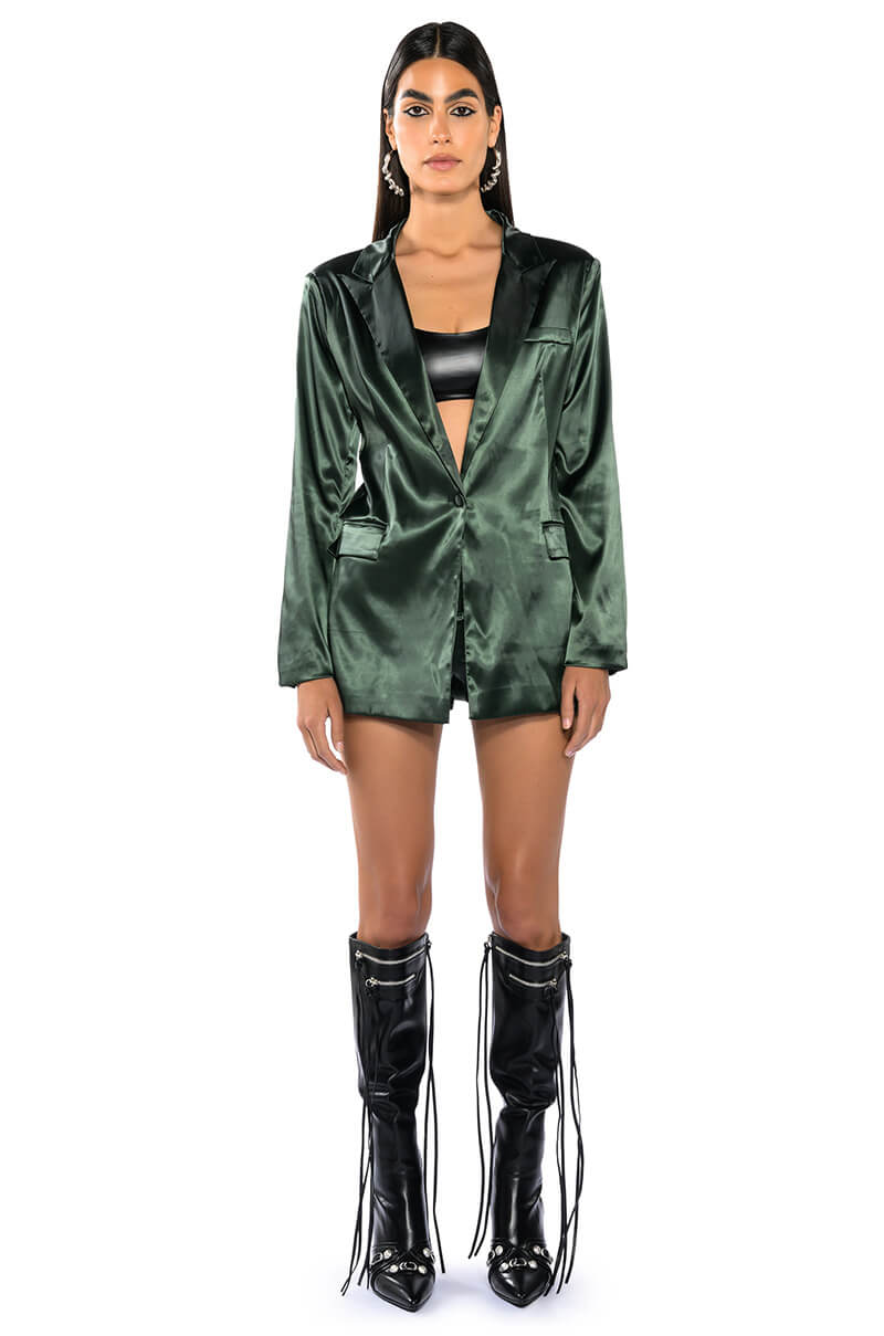 ALL THE RIGHT MOVES SATIN JACKET