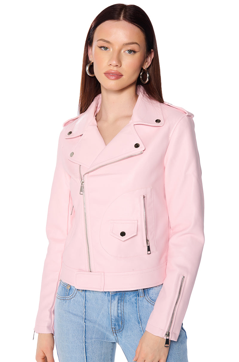 LOVE ME FOREVER MOTO JACKET