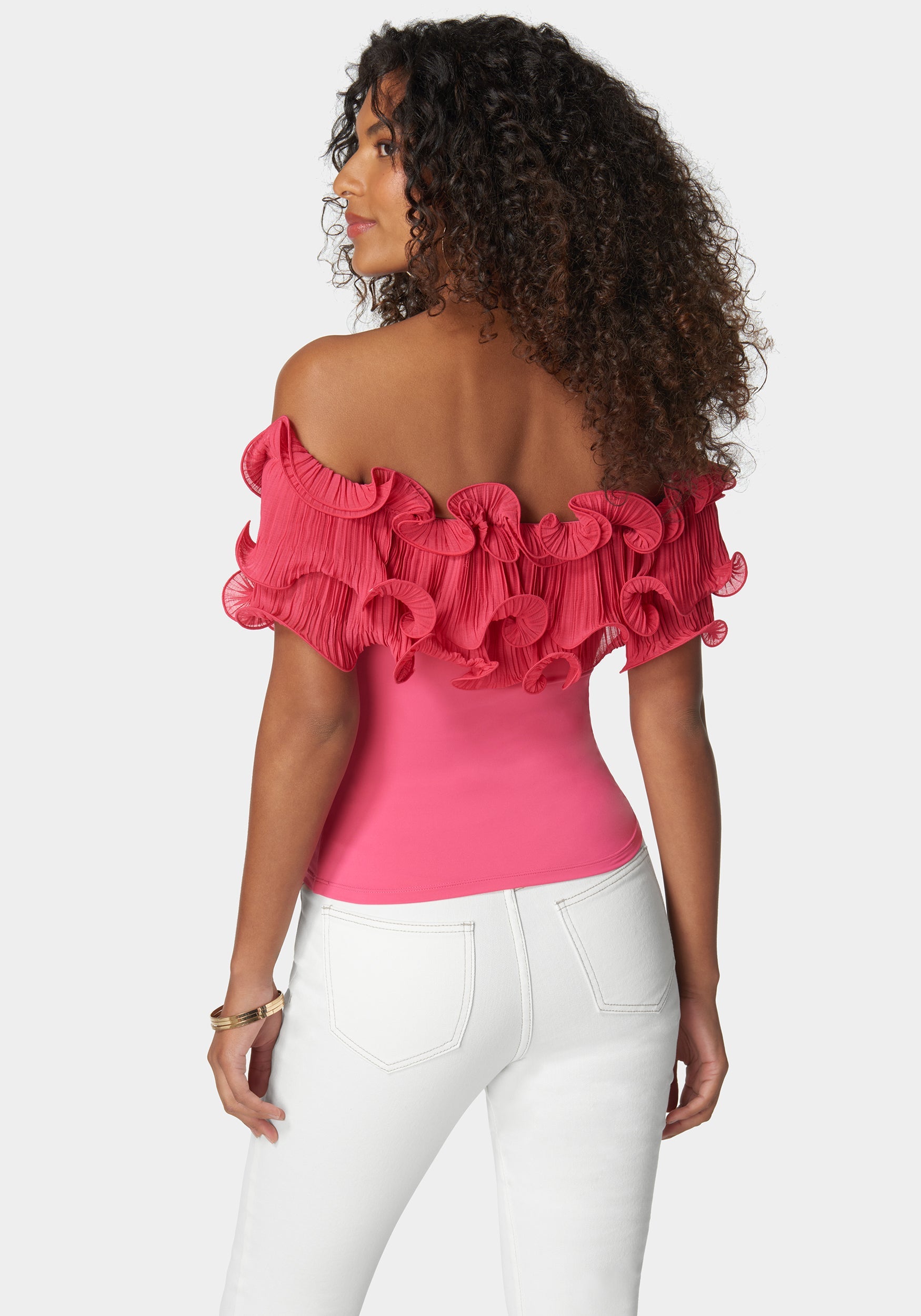 Off Shoulder Ruffle Top