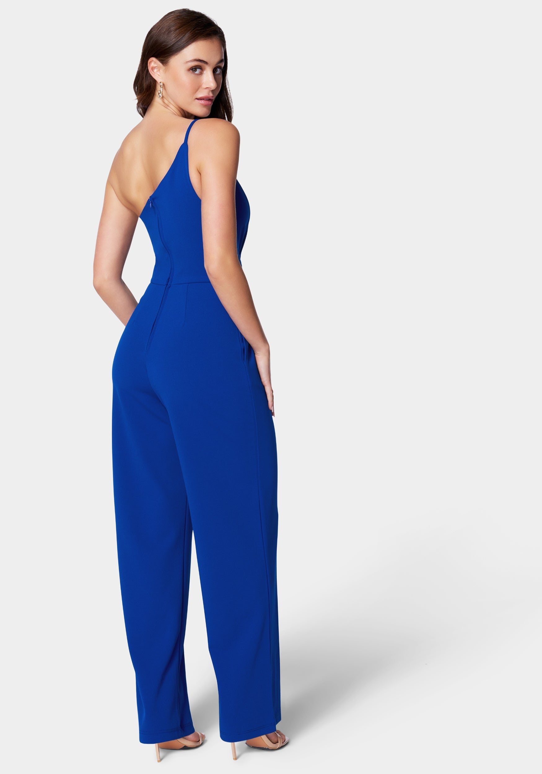 One Shoulder Core Jumpsuit