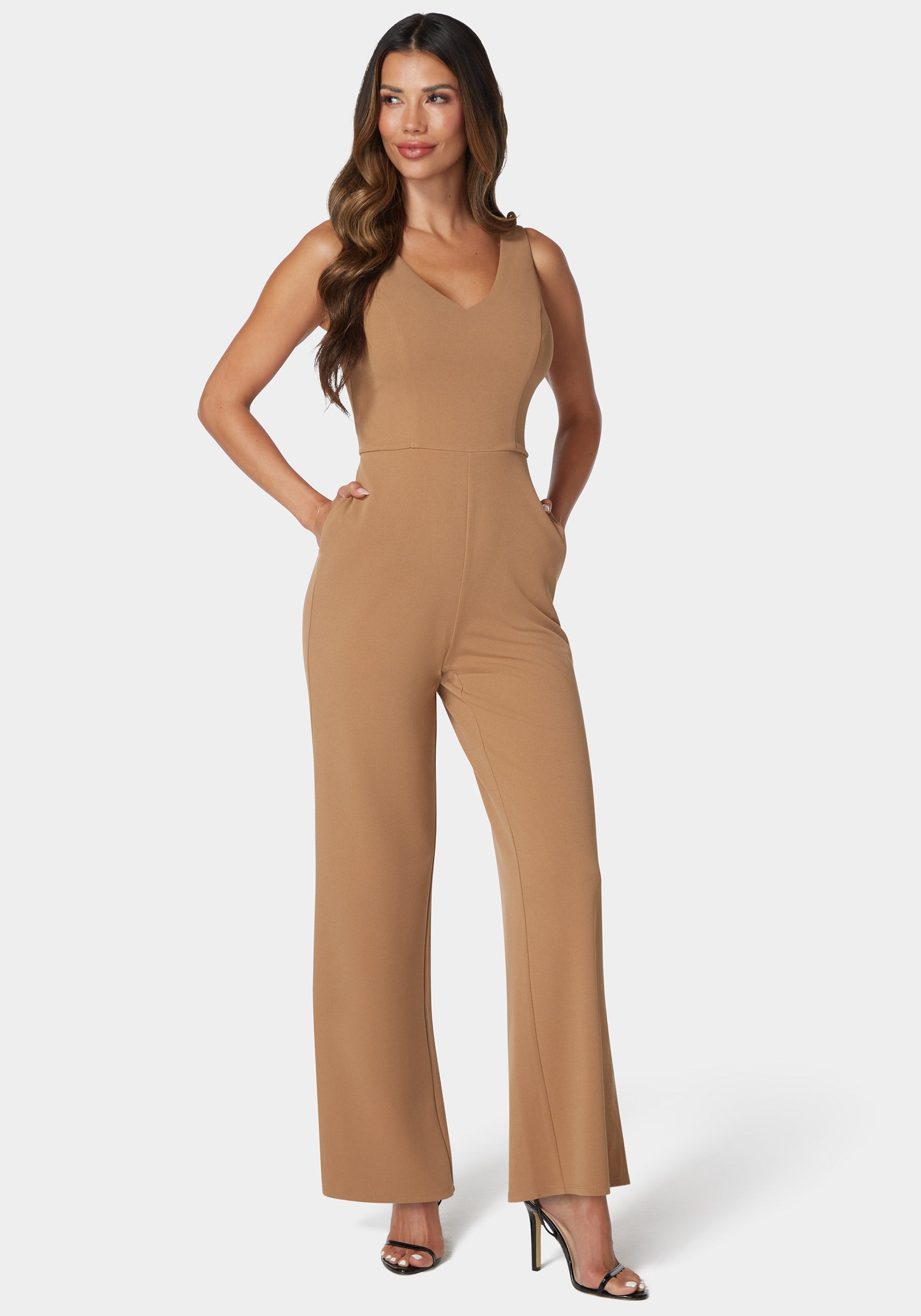 V Neck Core Jumpsuit