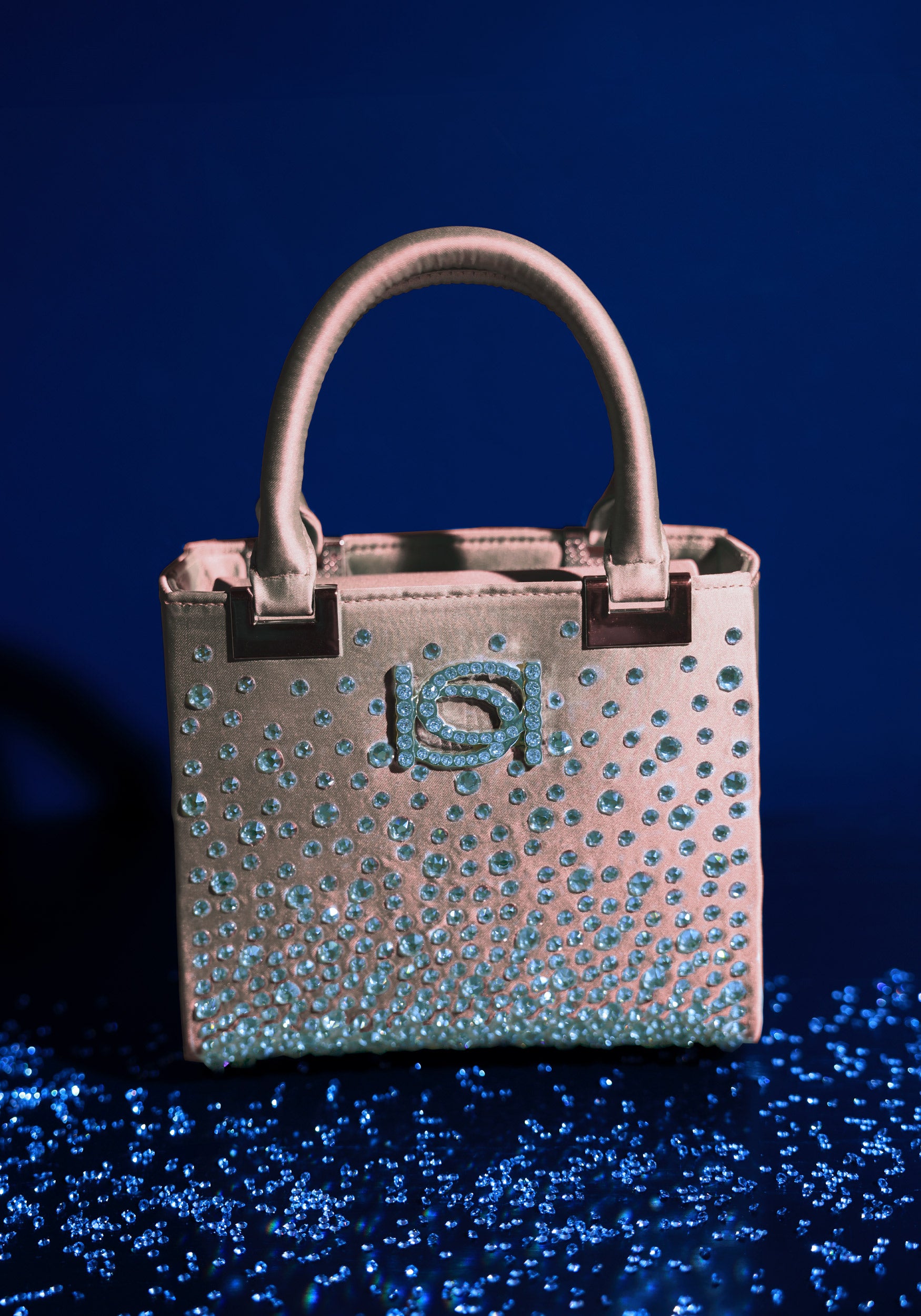 bebe Margarita Satchel Embellished With Crystals by Swarovski